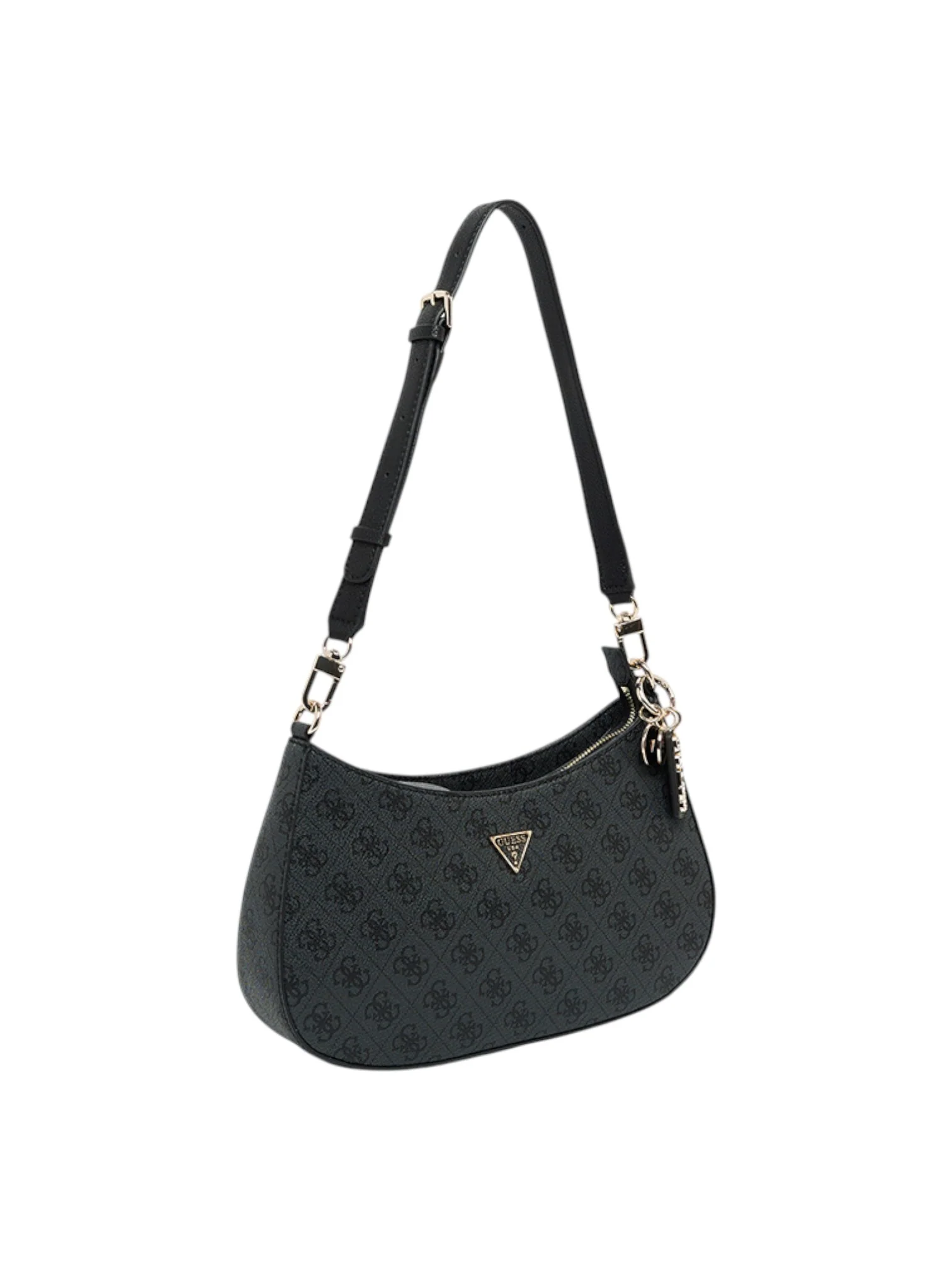 Guess Noelle II Monogram Patterned Shoulder Bag - Image 4
