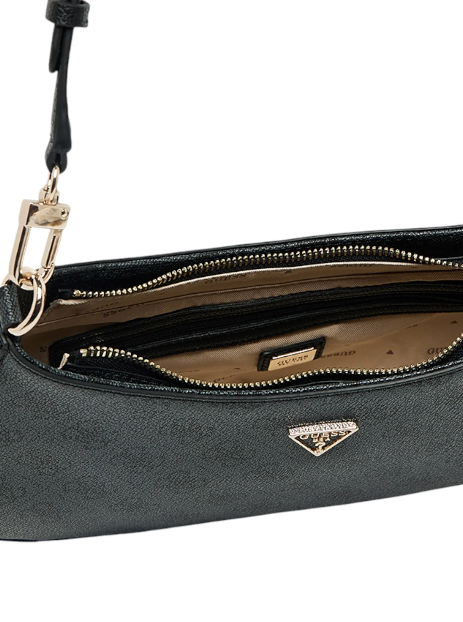 Guess Noelle II Monogram Patterned Shoulder Bag - Image 6