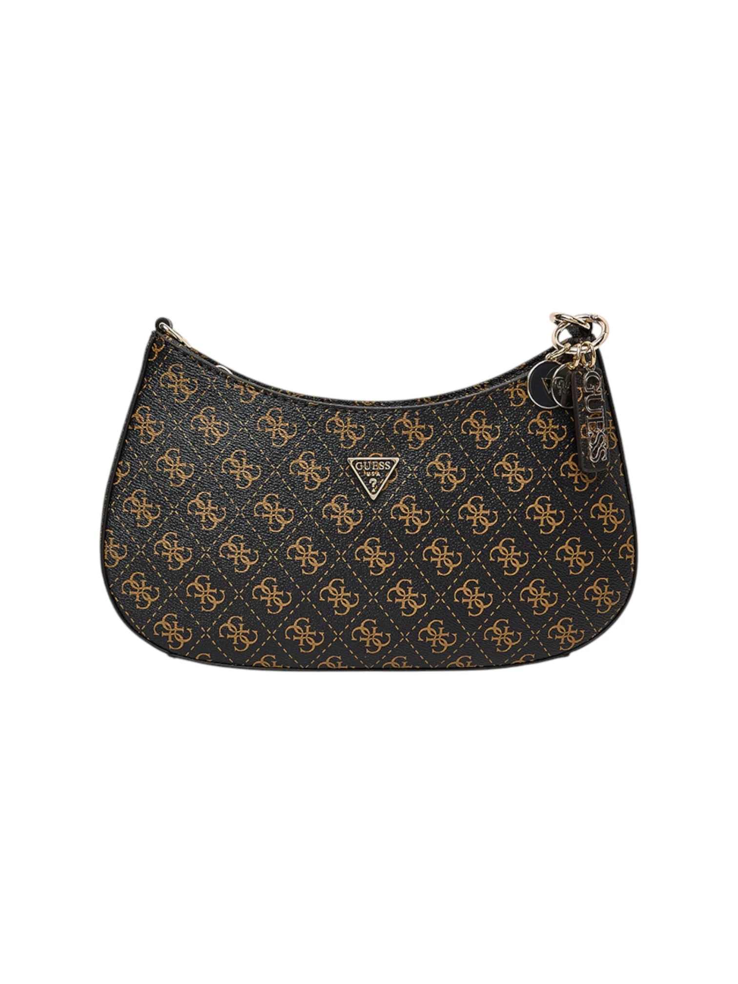 Guess Noelle II Monogram Patterned Shoulder Bag - Image 8