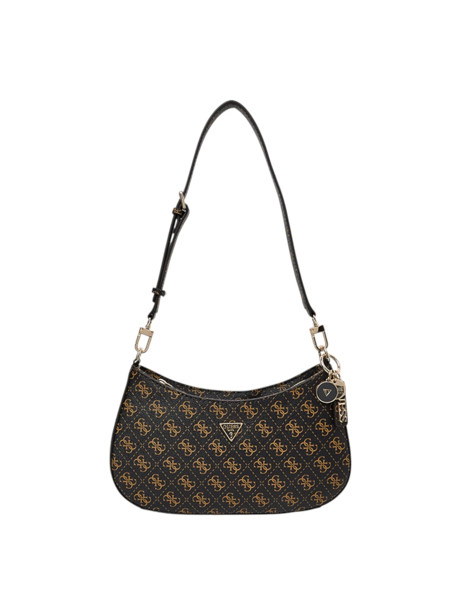 Guess Noelle II Monogram Patterned Shoulder Bag - Image 9