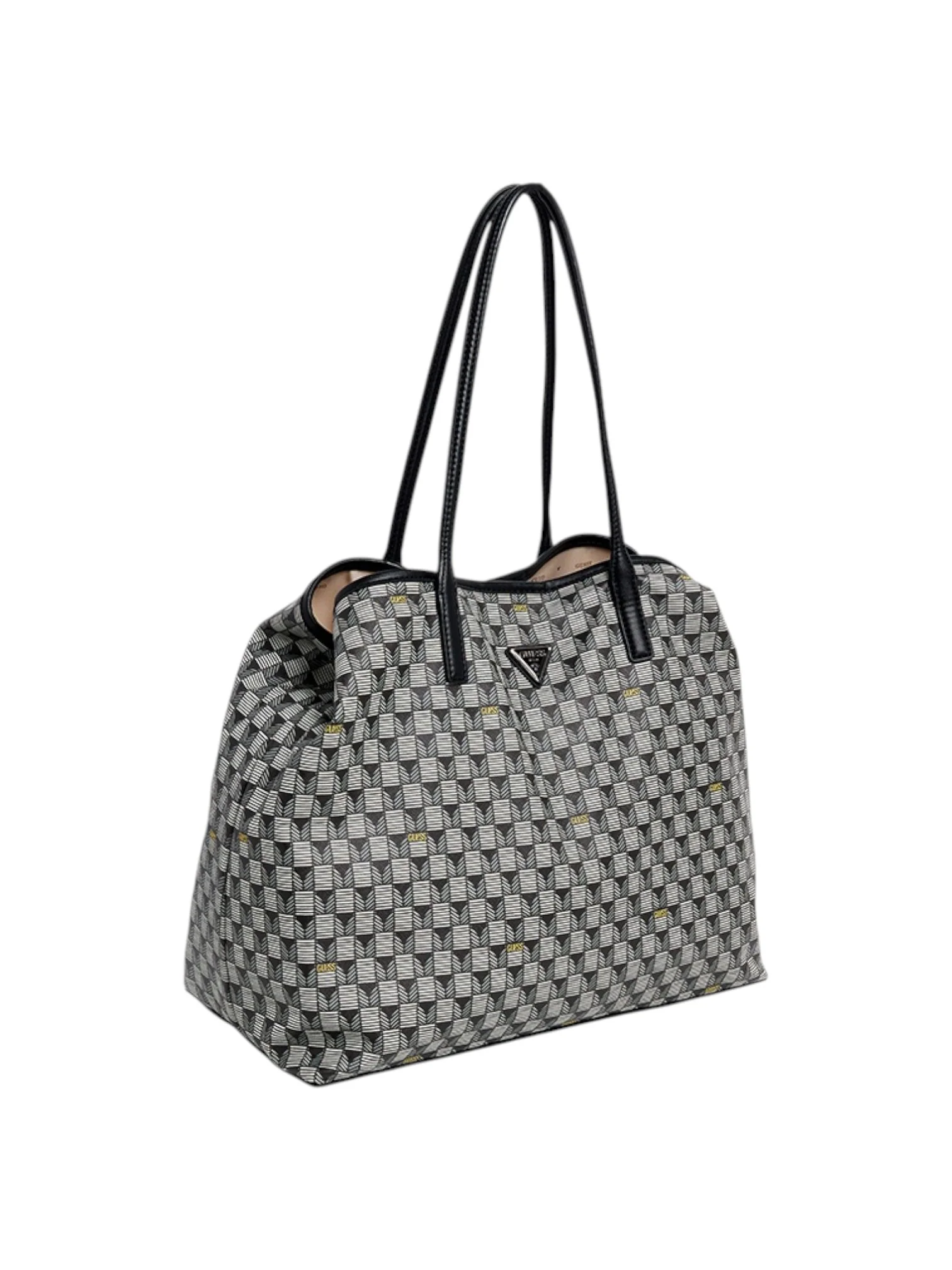 Guess Wave II Large 2 in 1 Tote Womens Bag In Black - Image 5