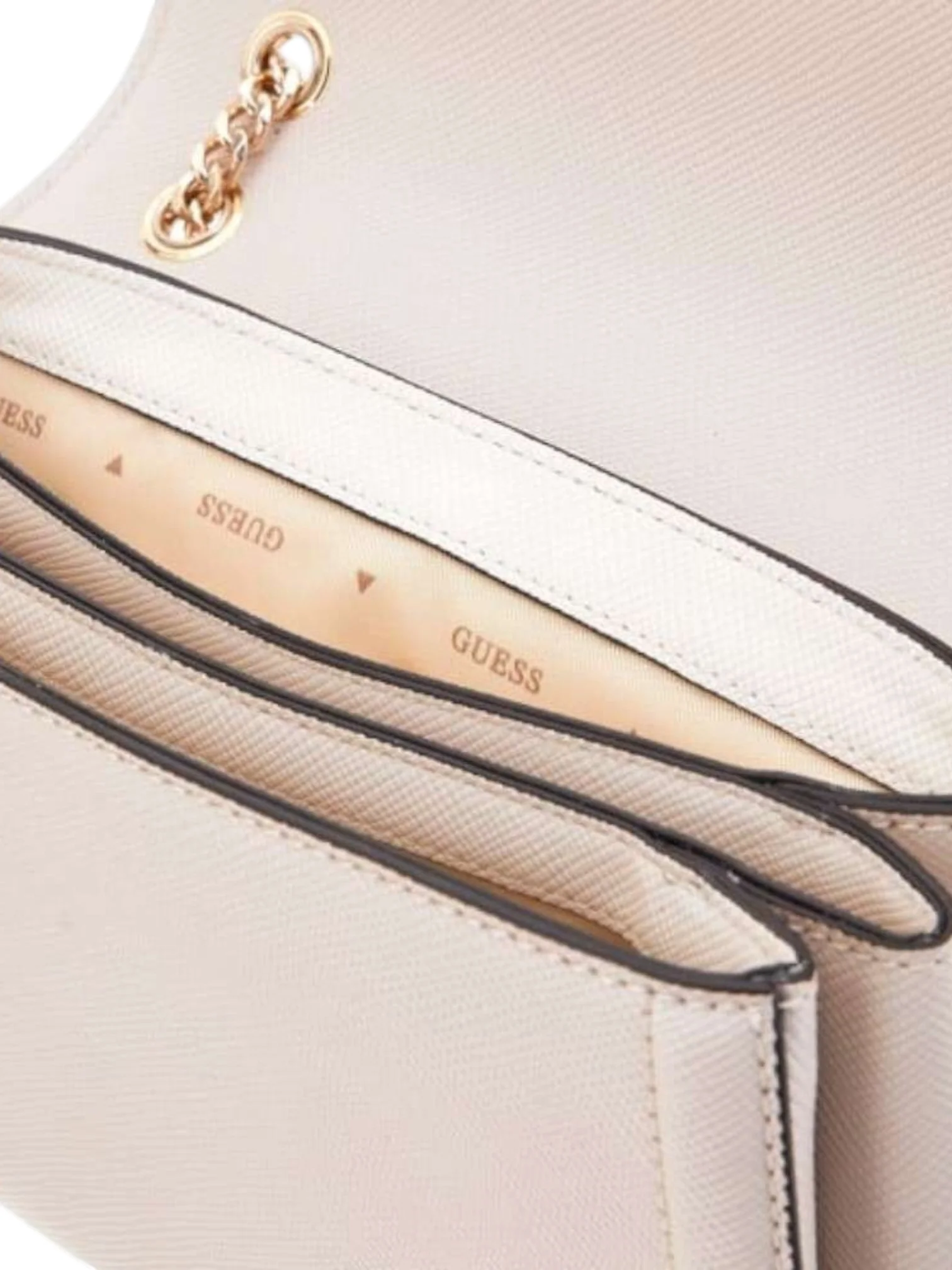 Guess Women’s Off White/Taupe Noelle II Crossbody Bag - Image 4