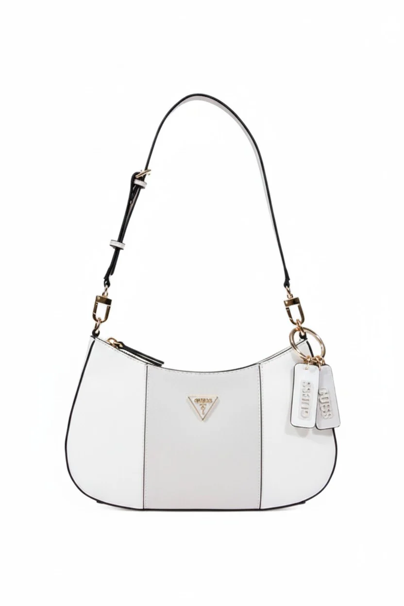 Guess Women’s Off White/Taupe Noelle II Shoulder Bag