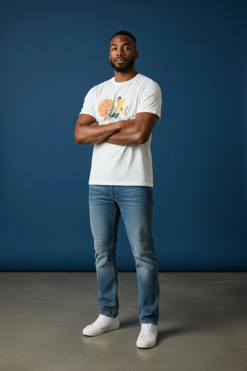 Hoops Cotton Jersey Short Sleeve - Image 2