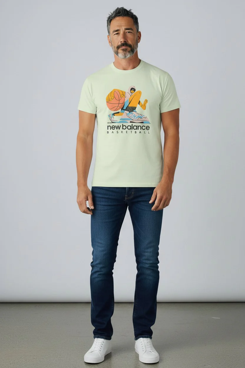 Hoops Cotton Jersey Short Sleeve