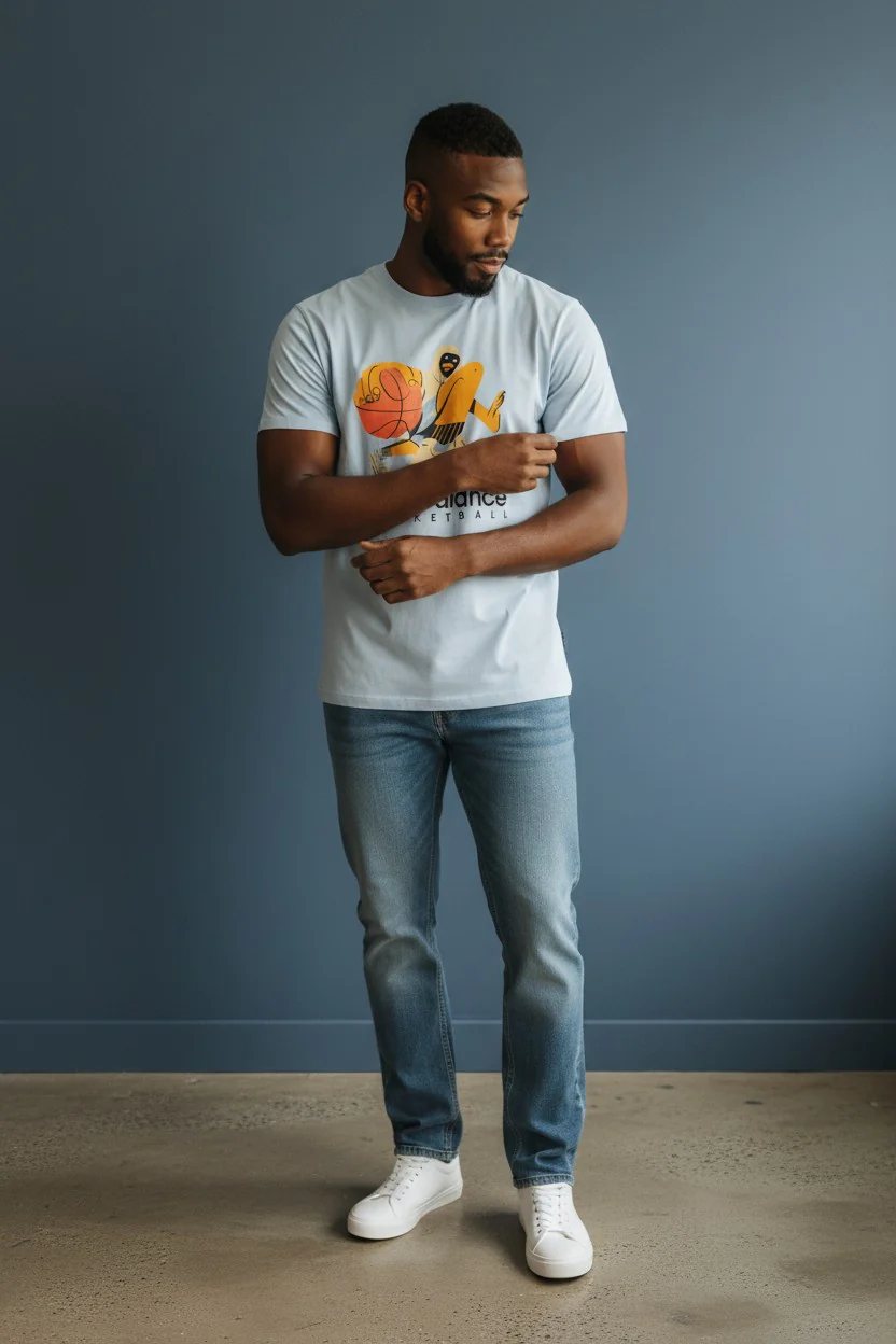 Hoops Cotton Jersey Short Sleeve - Image 2