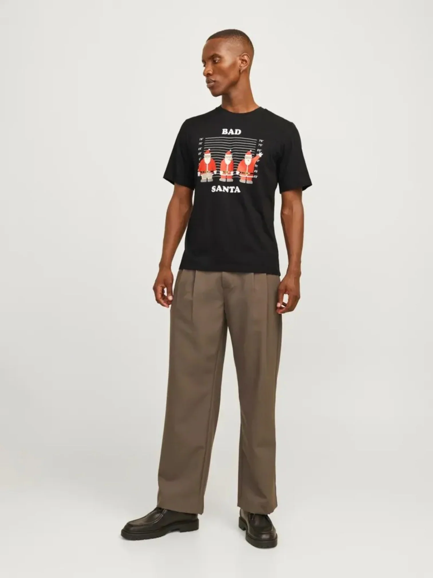 Jack & Jones Men’s Black O-Neck T-Shirt - Image 2