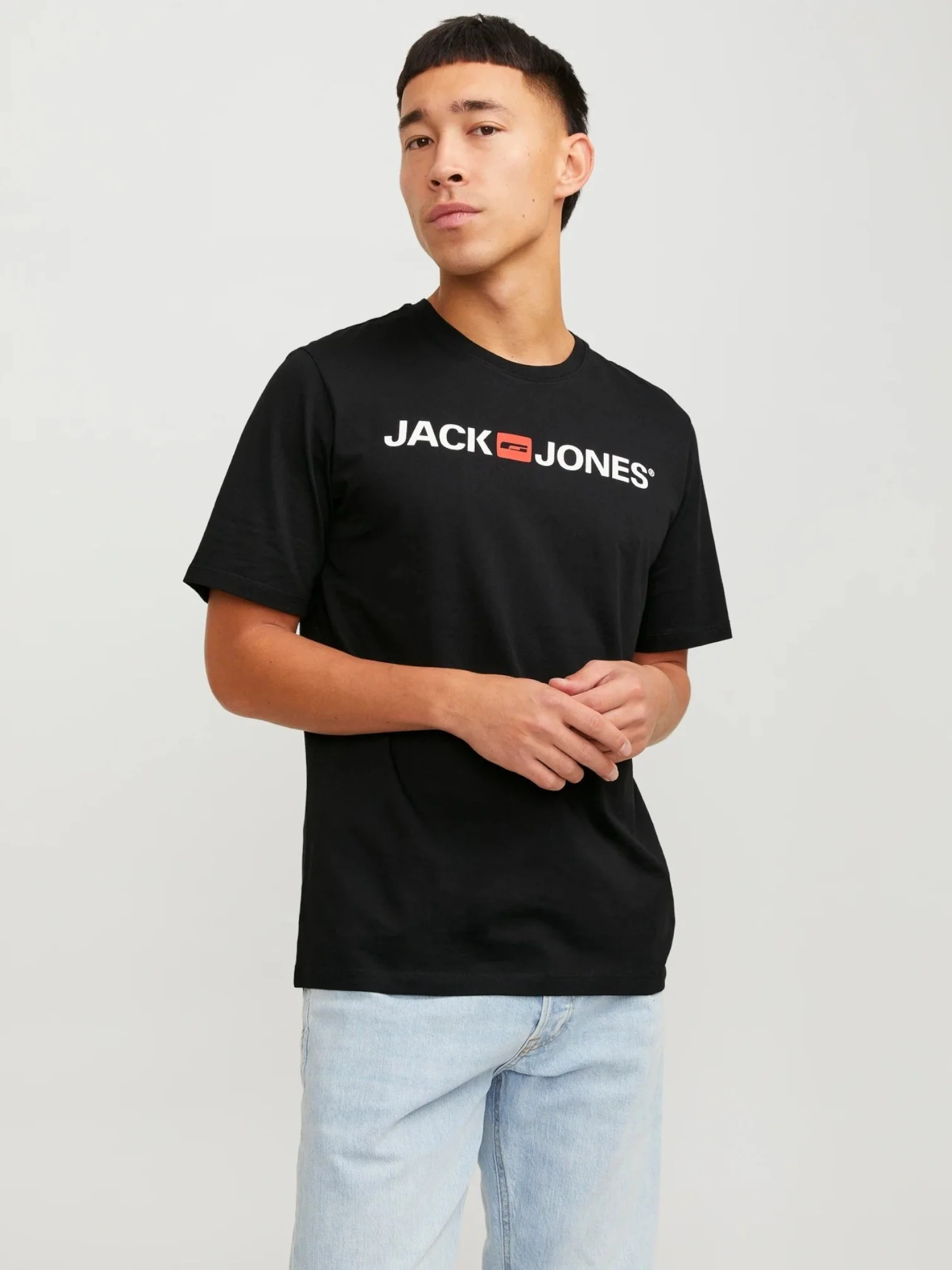 Jack & Jones Men’s Black O-Neck T-Shirt