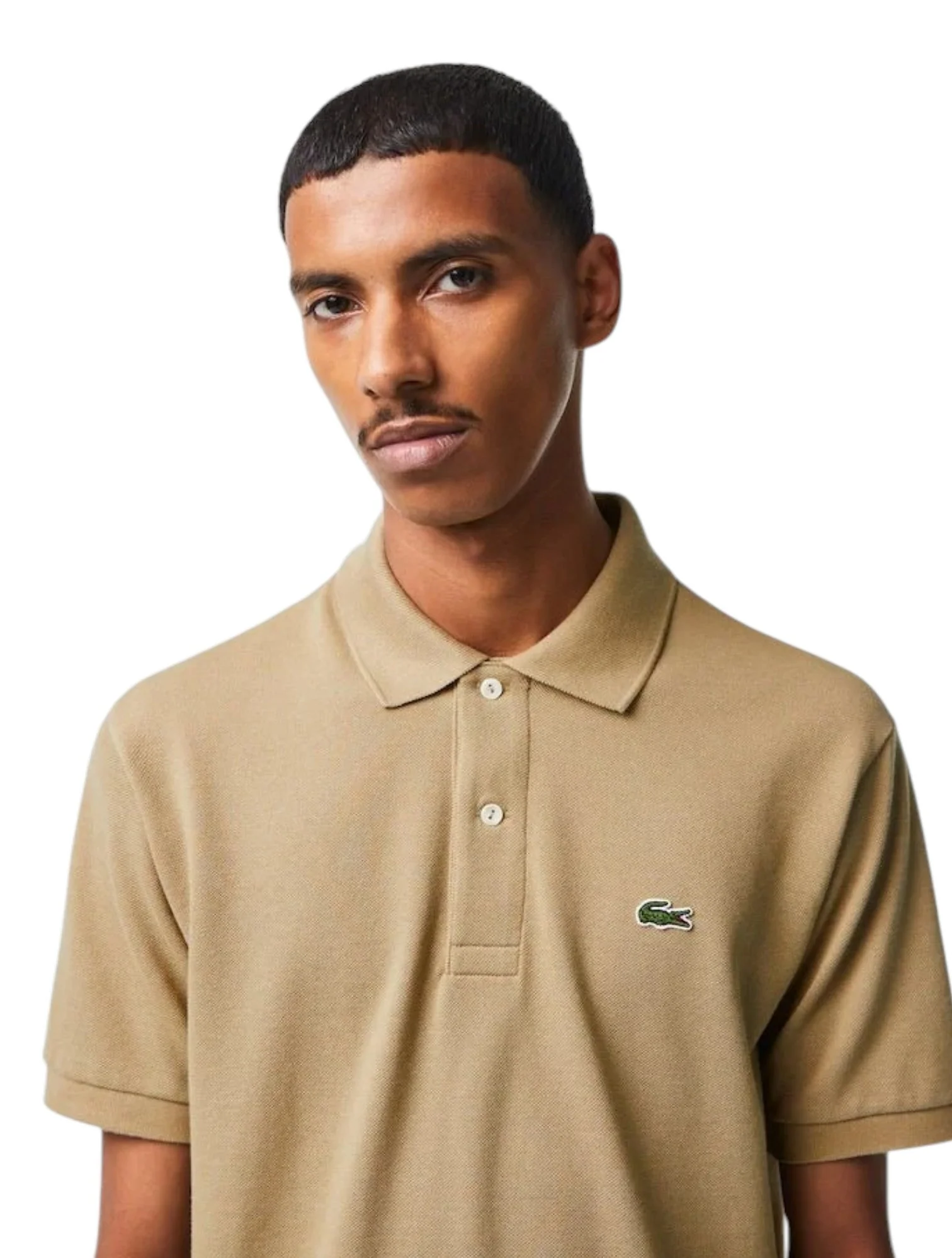 Lacoste Men’s Beige Classic T-Shirt - Image 2