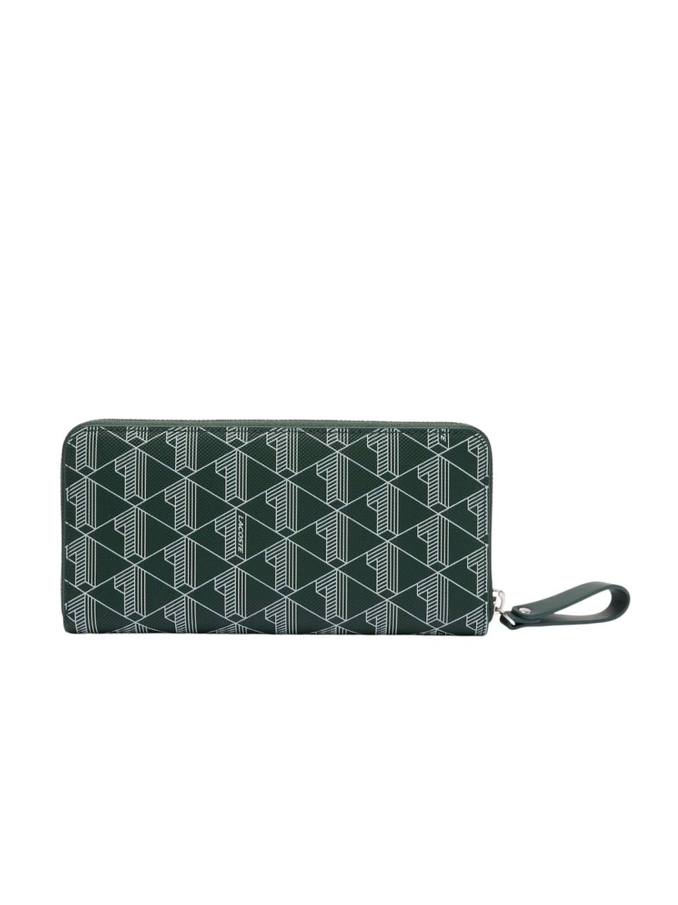 Lacoste Monogram Print Zip Wallet - Image 2