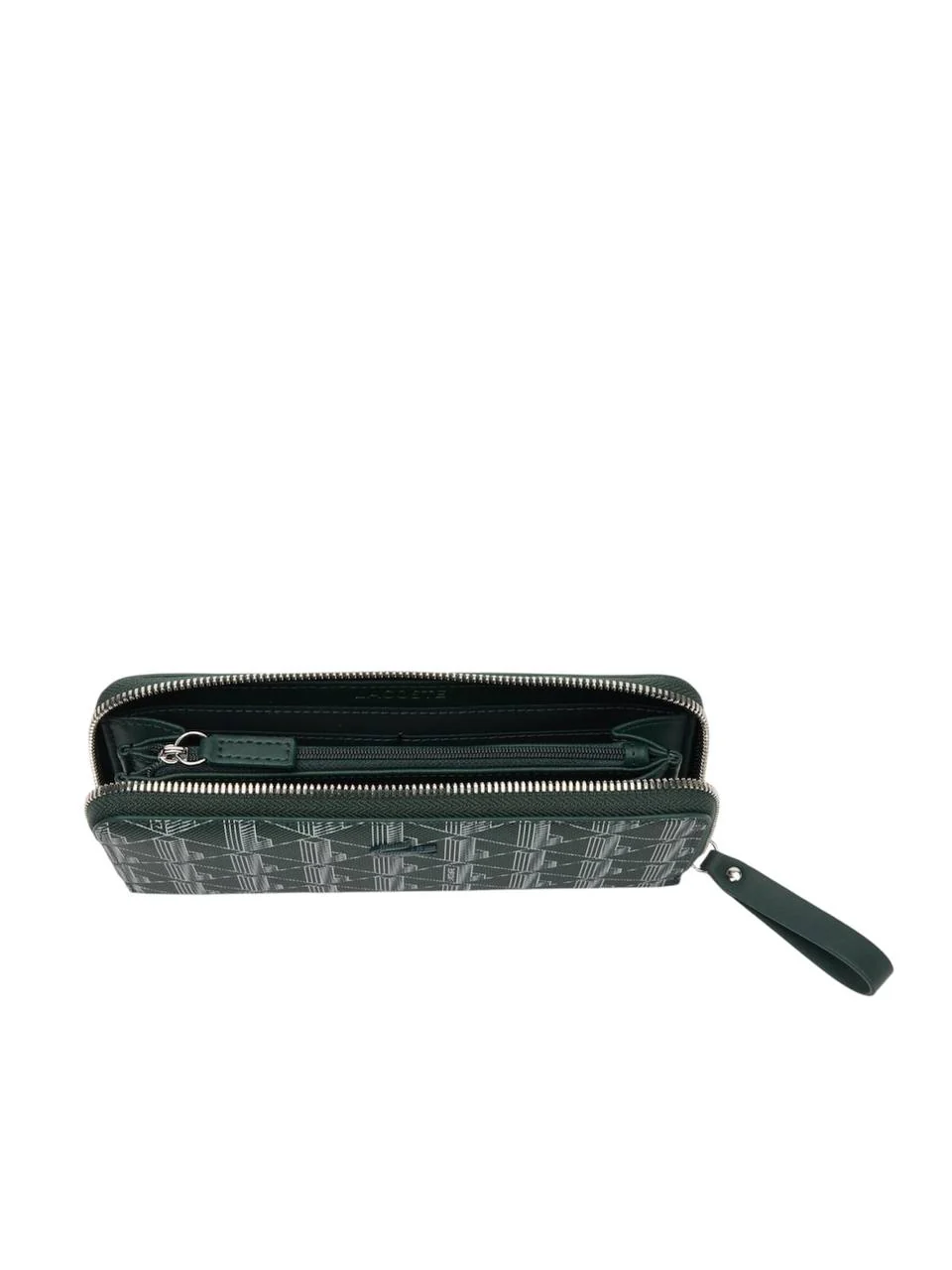 Lacoste Monogram Print Zip Wallet - Image 3