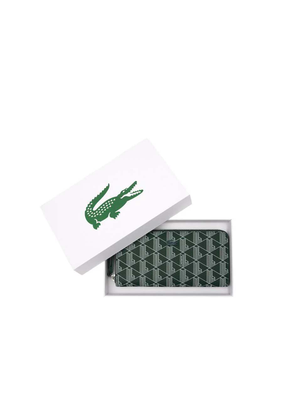 Lacoste Monogram Print Zip Wallet - Image 4