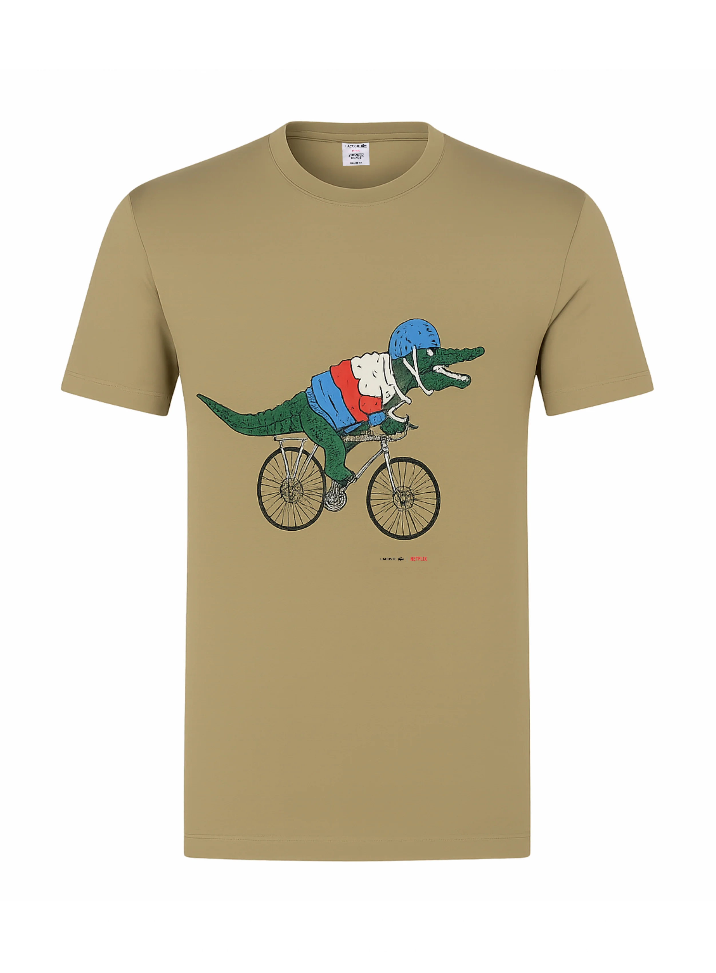 Unisex Camel Graphic T-Shirt – Fun Dinosaur Cycling Design - Image 3
