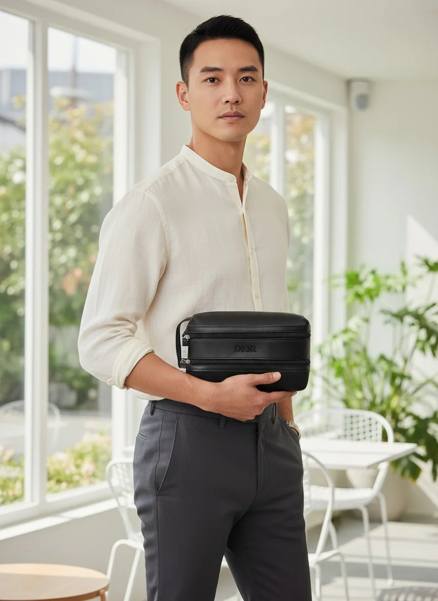 Dior Leather Wallet Bag