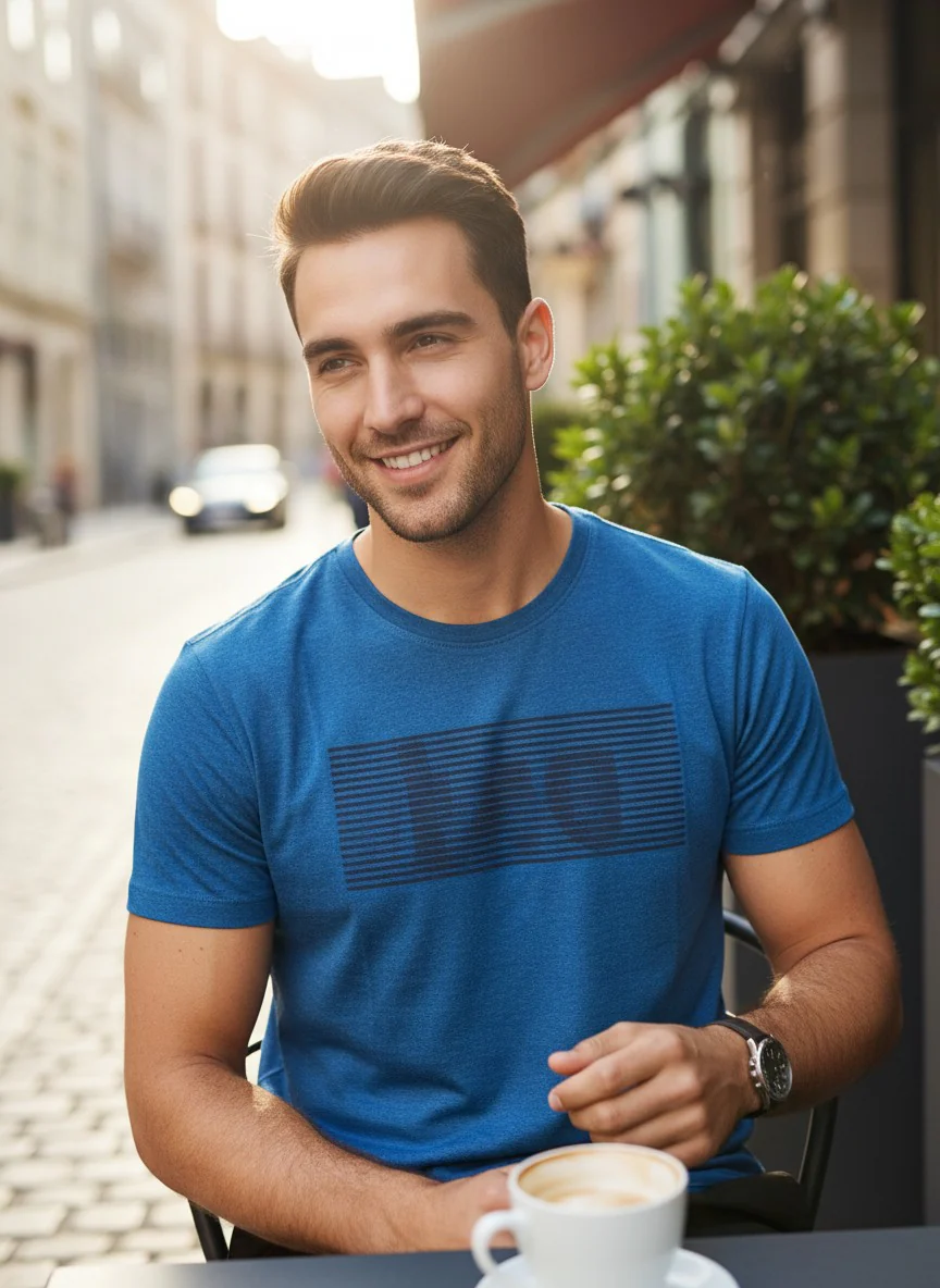 Lee Men’s Ocean Blue T-Shirt