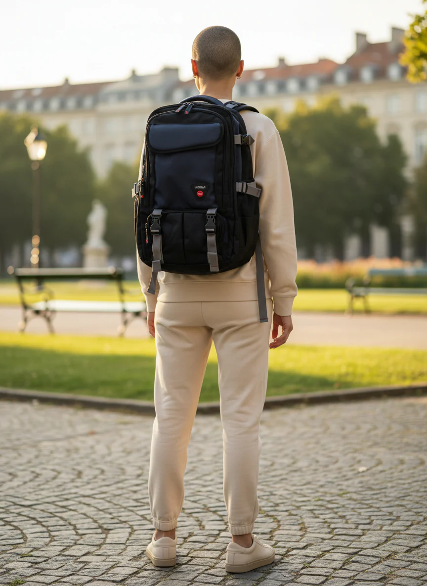 Monza Italy 18-Inch Trolley Backpack (KL003058) - Image 3