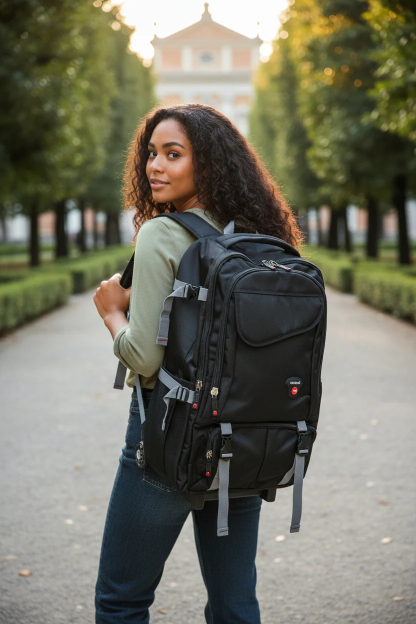 Monza Italy 21-Inch Trolley Backpack (KL003058) - Image 3