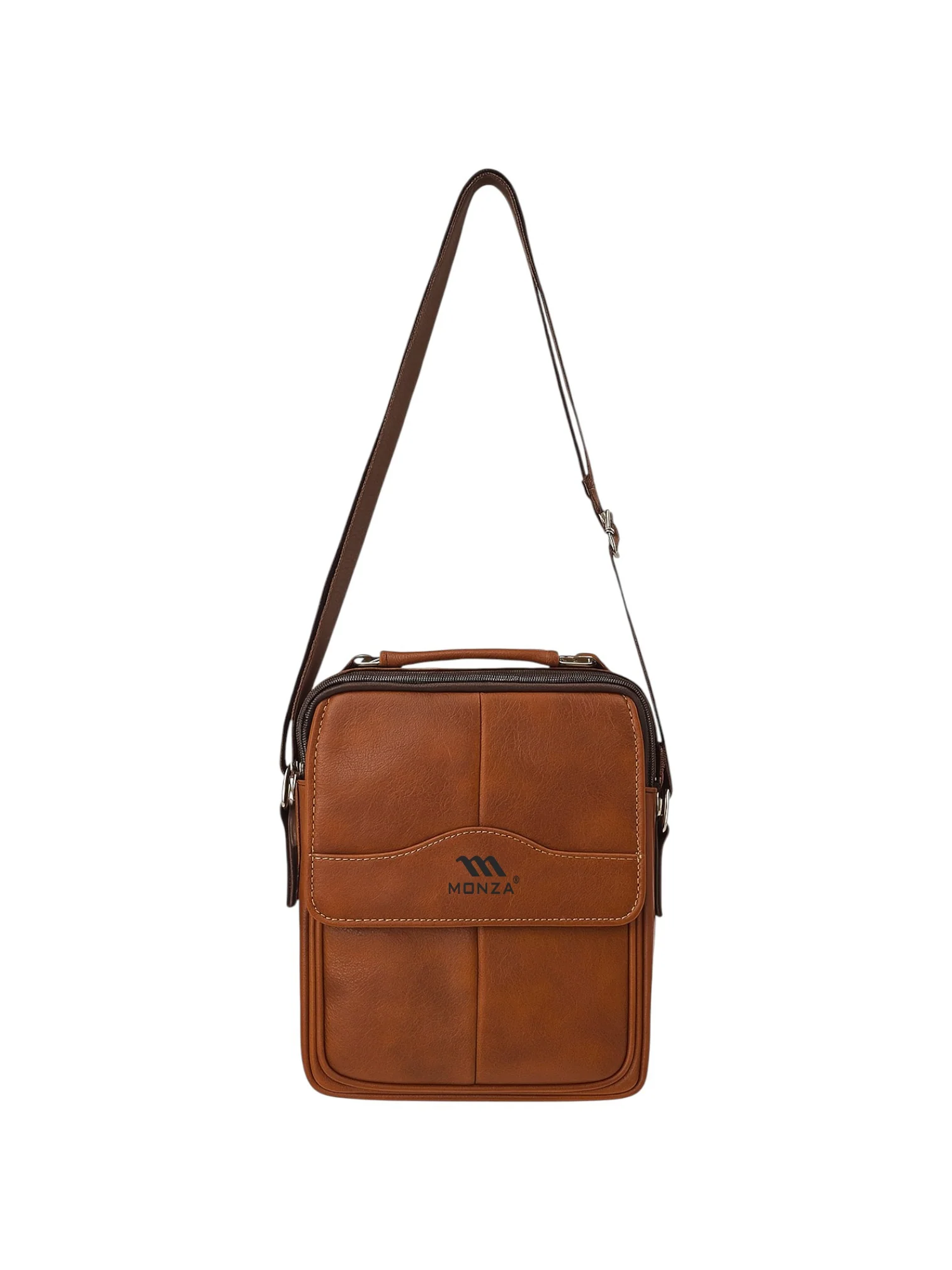 Monza Italy Leather Crossbody - Image 3