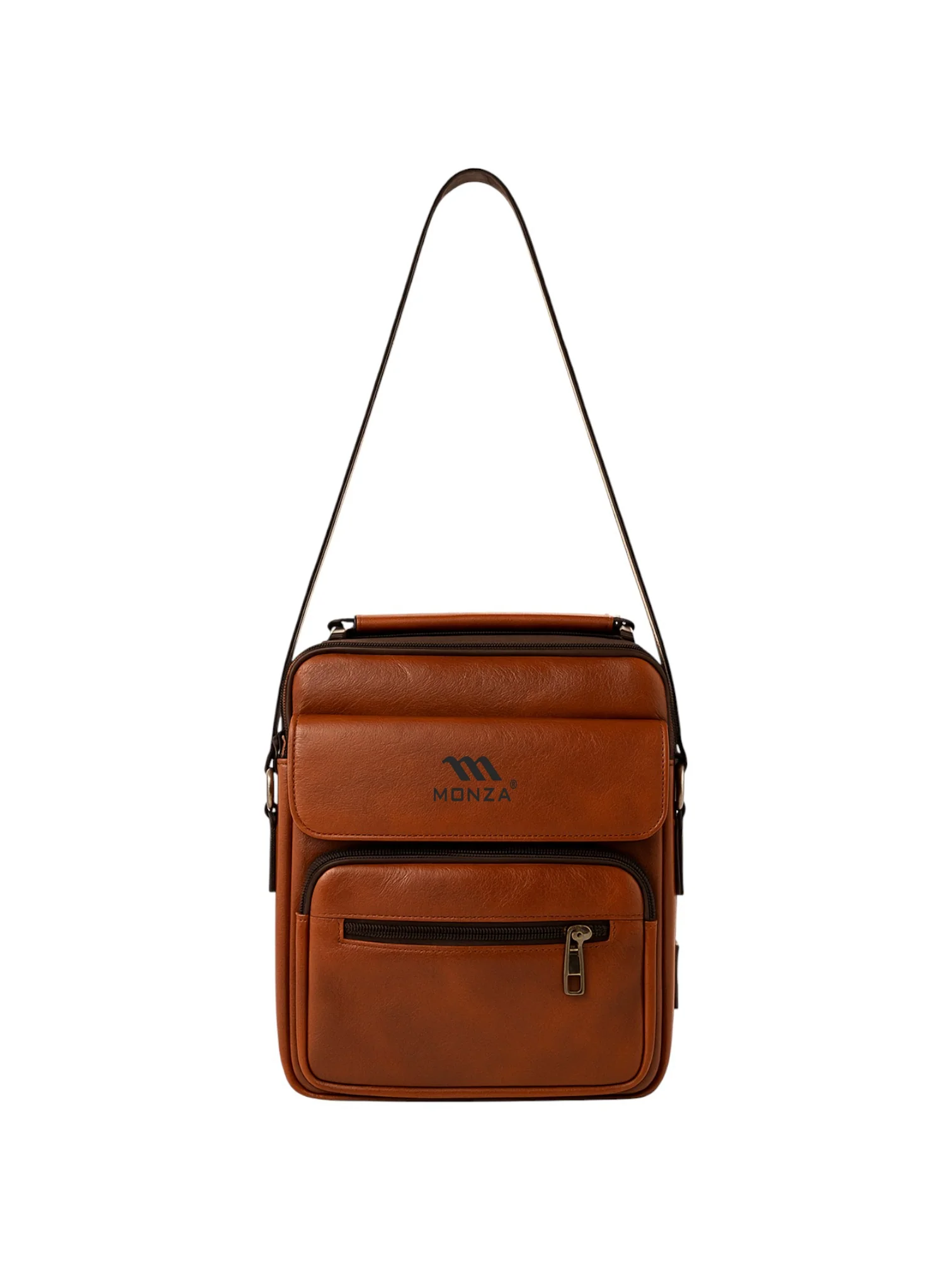 Monza Italy Leather Crossbody - Image 3