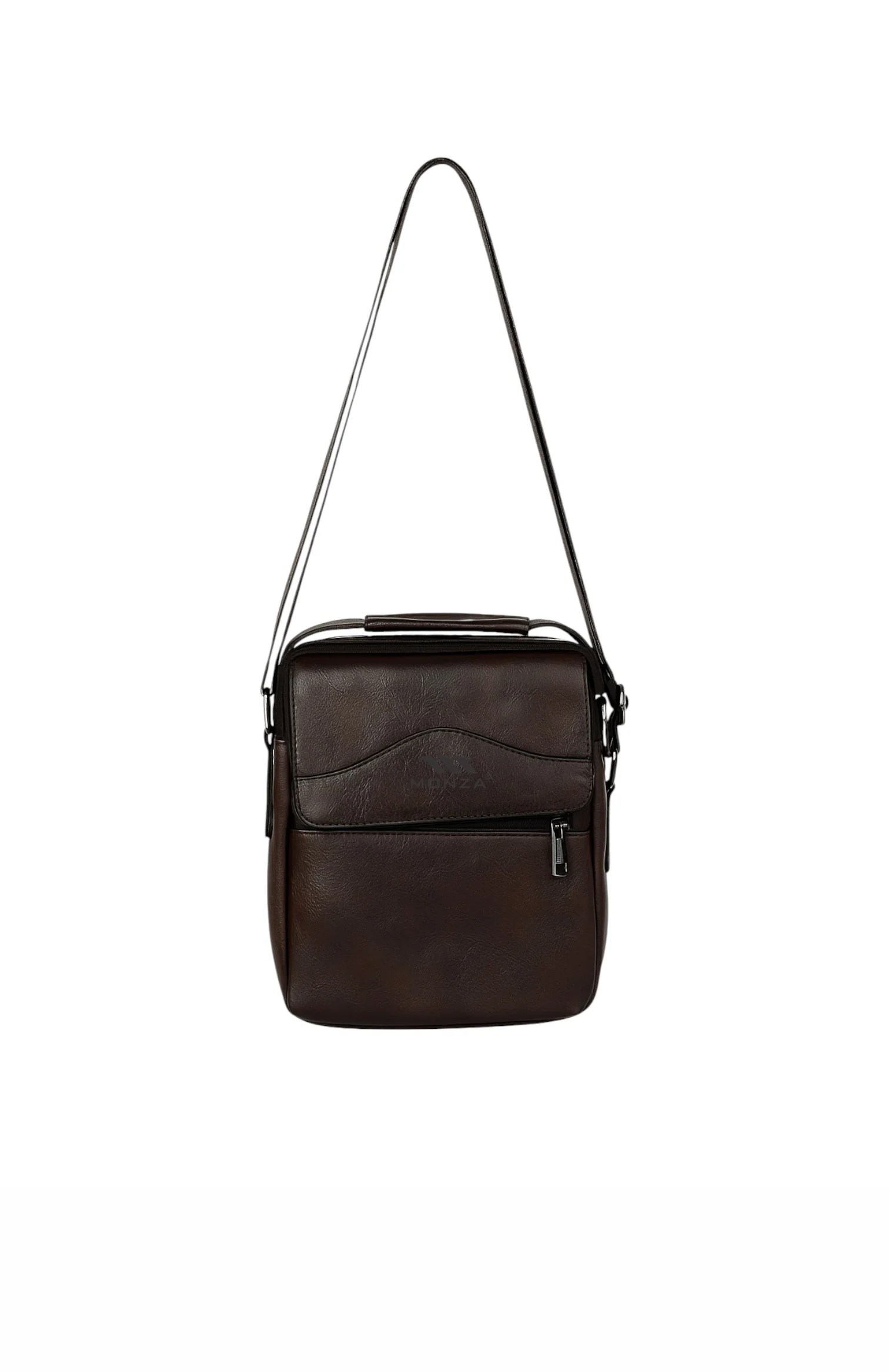 Monza Italy Leather Crossbody - Image 2