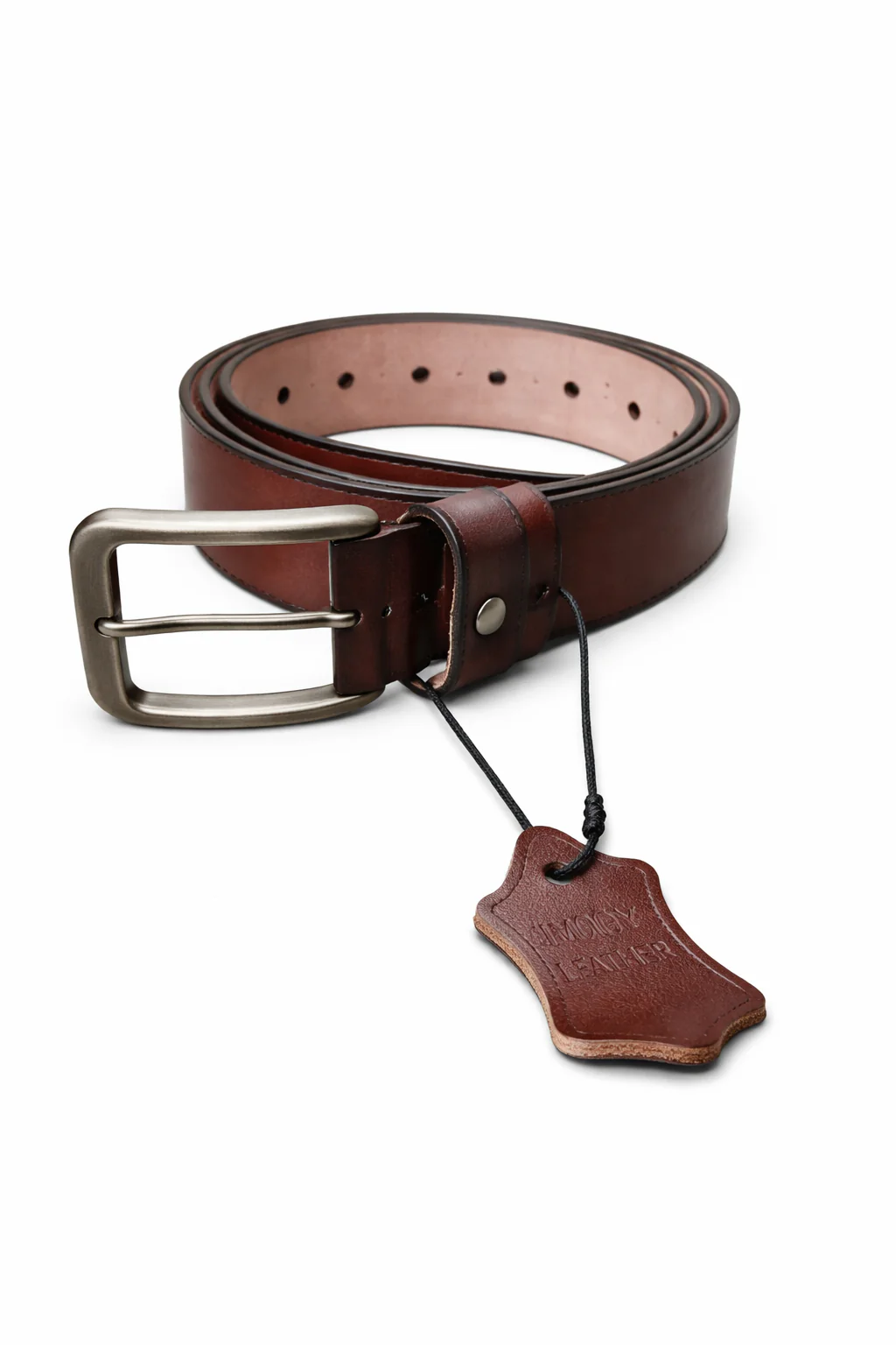 Monza Italy Men's 125 Cm Leather Belt