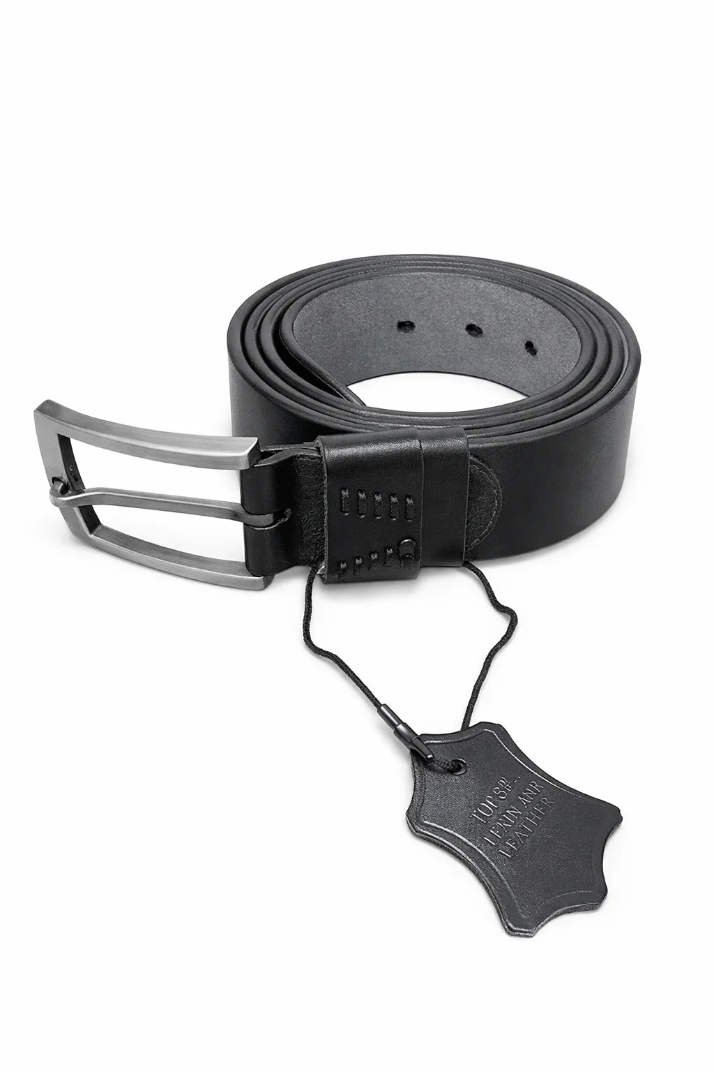 Monza Italy Men's 125 Cm Leather Belt - Image 3