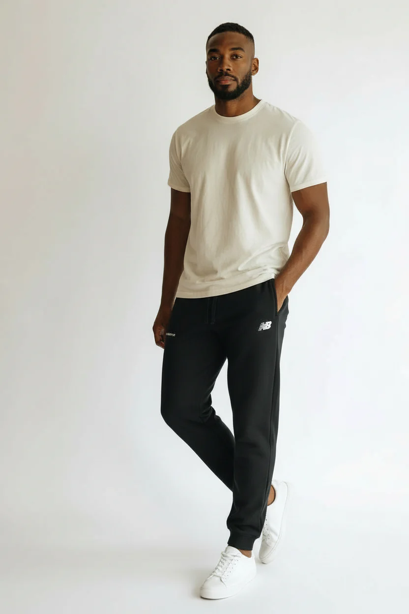 New Balance Men's NB Essentials Sweatpant Track Pants - Image 2
