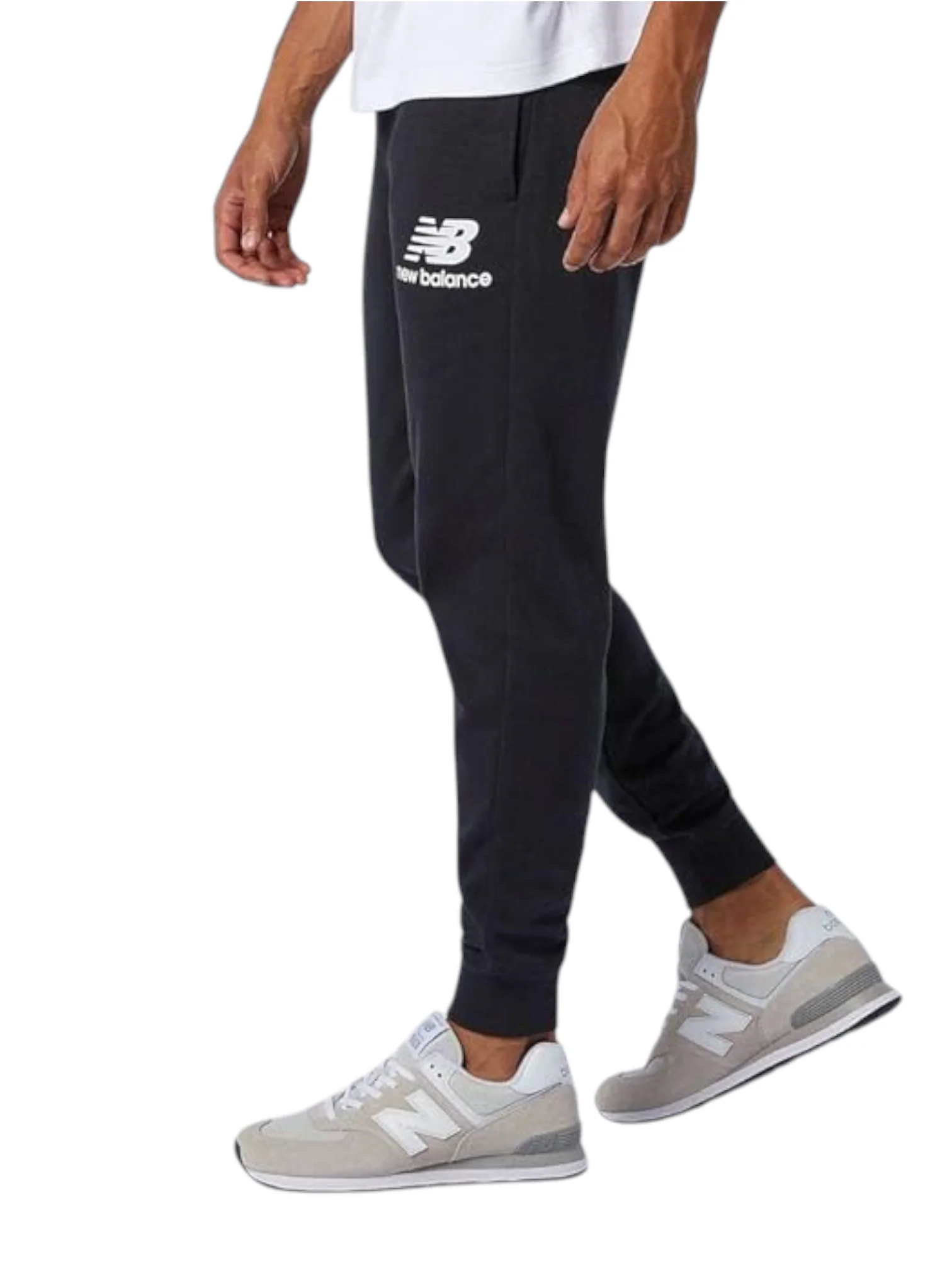 New Balance Men's NB Essentials Sweatpant Track Pants - Image 3