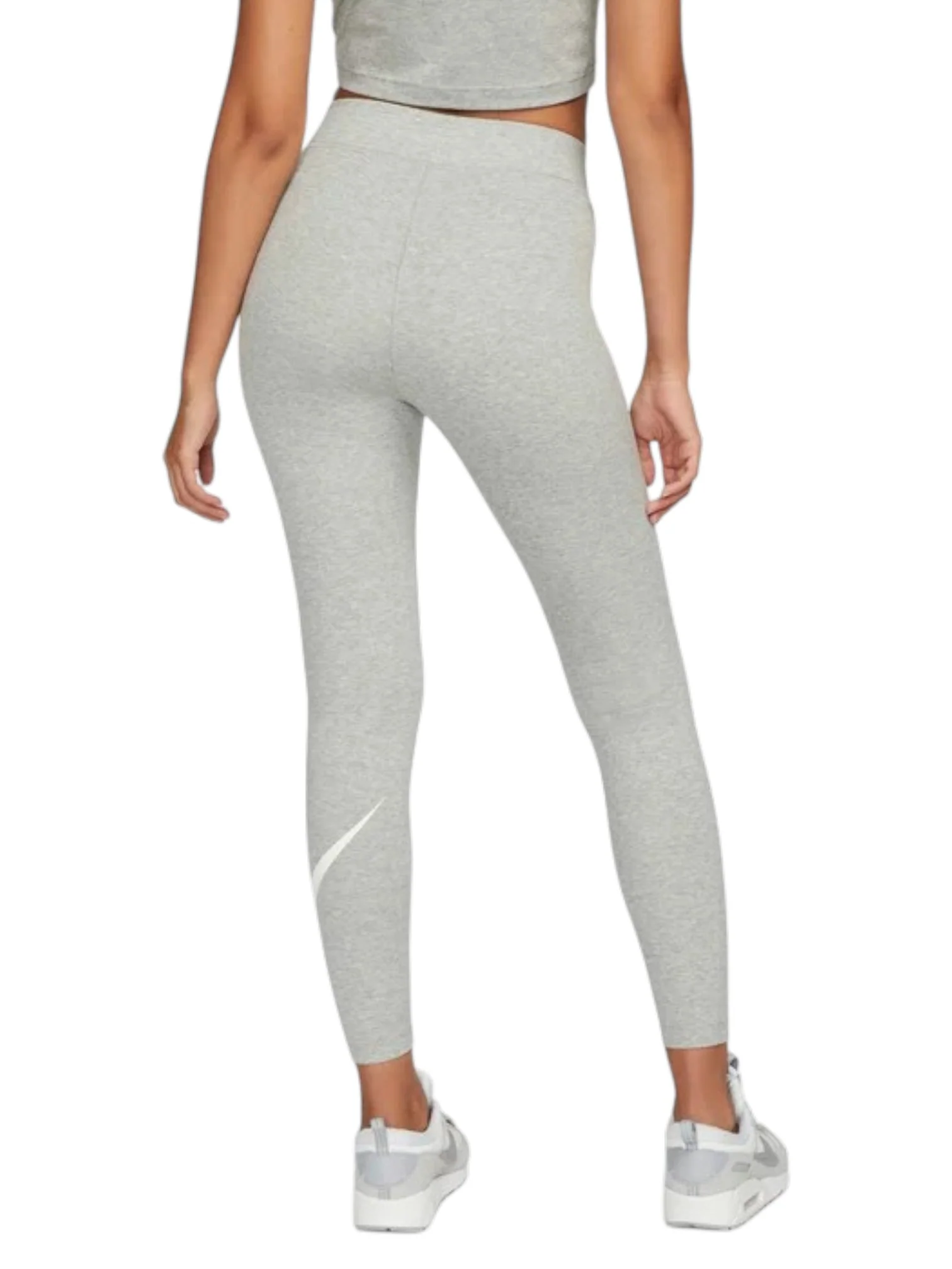 Nike Women’s Light Grey Essential Leggings - Image 3