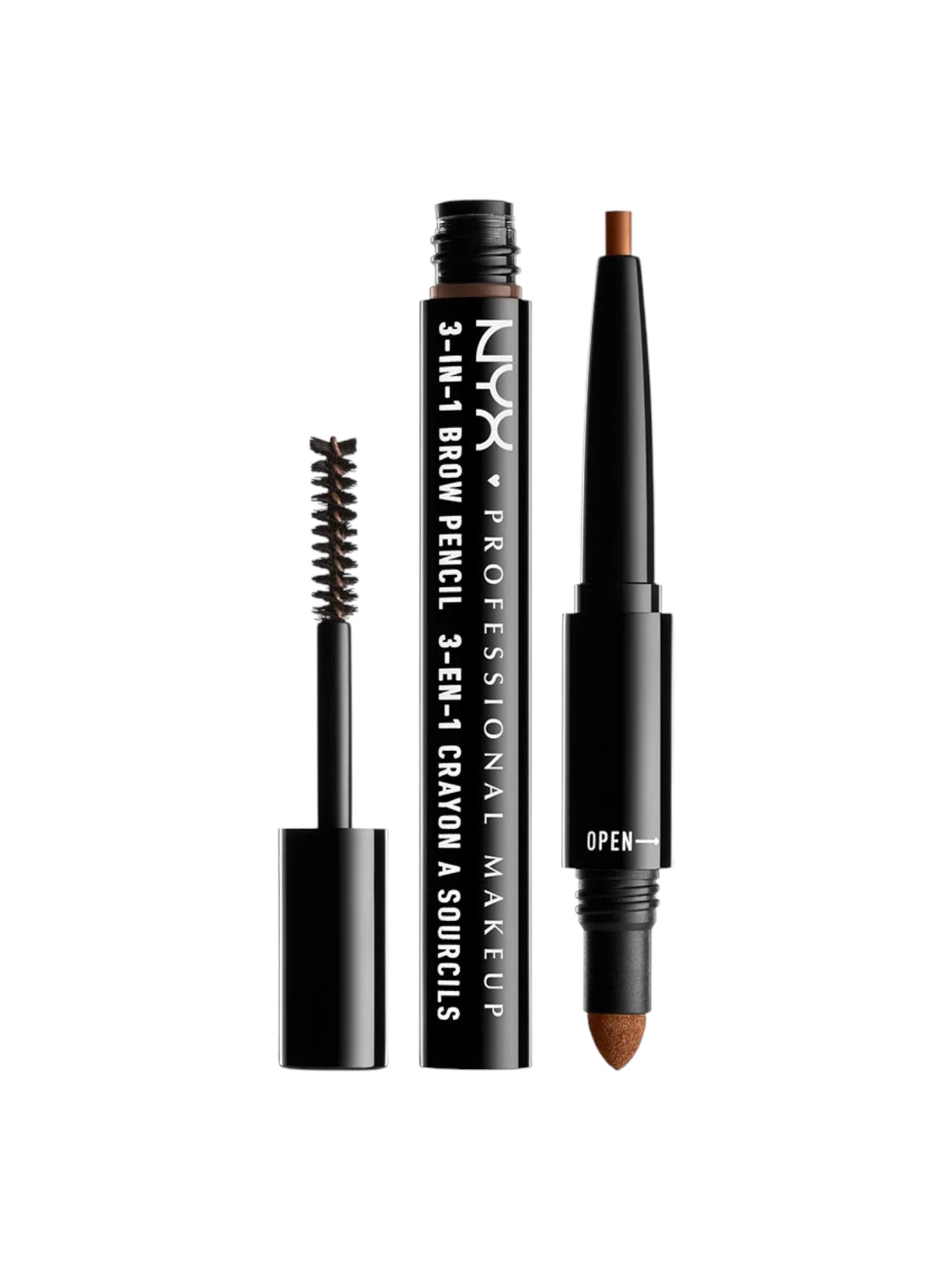 NYX Professional Makeup 3-In-1 Brow Pencil - Image 4