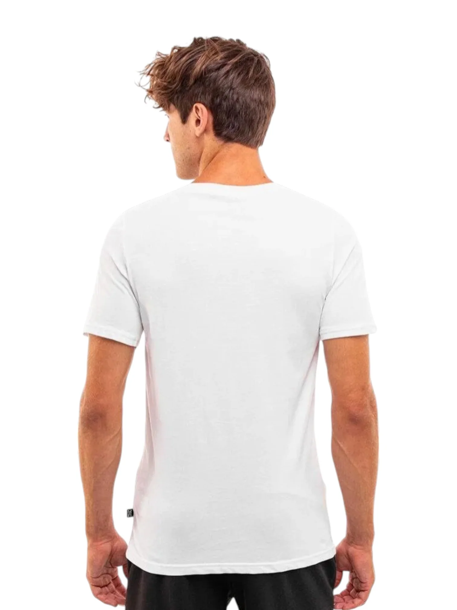 Puma Men’s White Graphics Summer Sports Tee II T-Shirt - Image 2