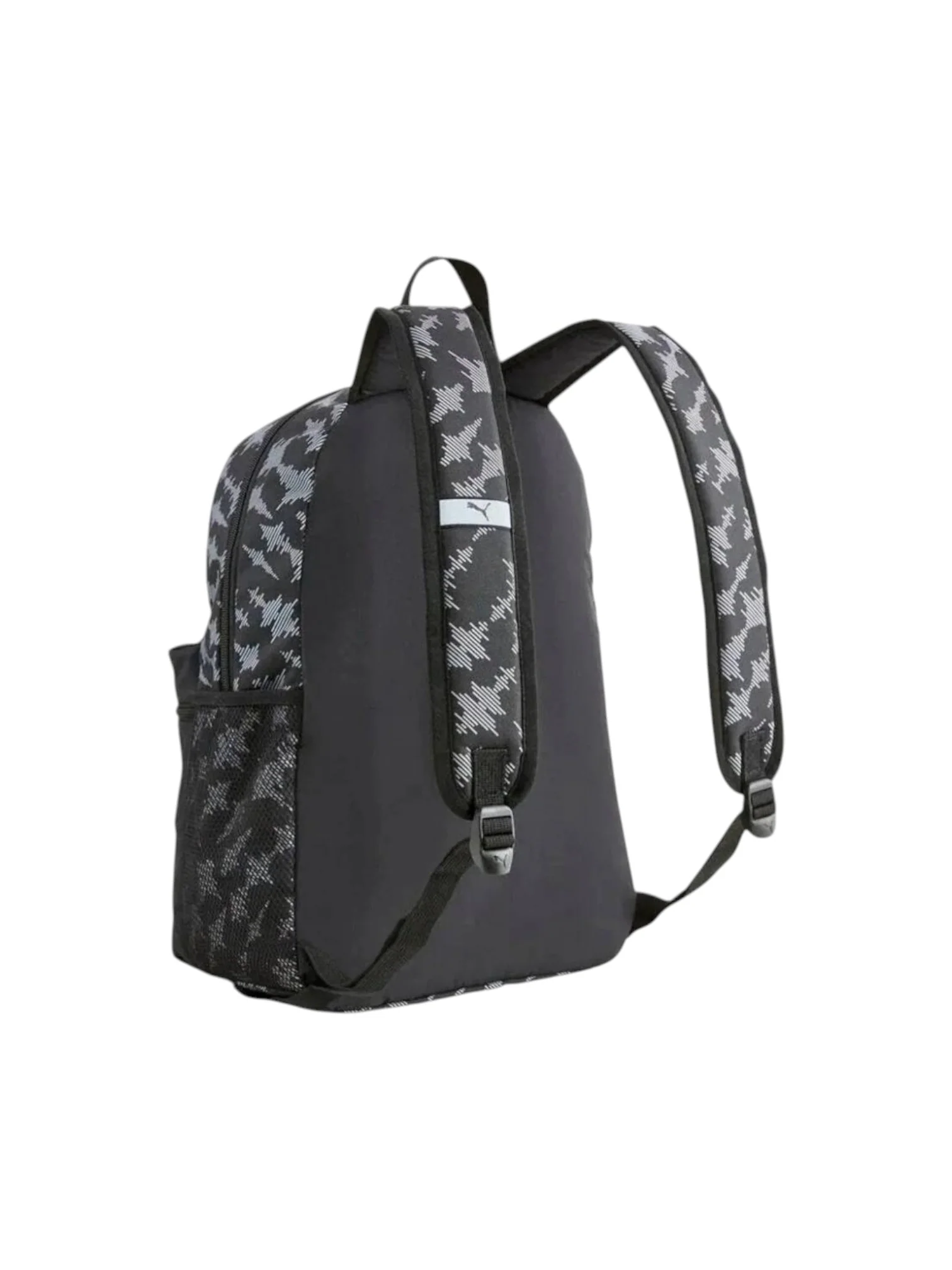 Puma Unisex Black Letter Camo Logo Print Backpack - Image 2