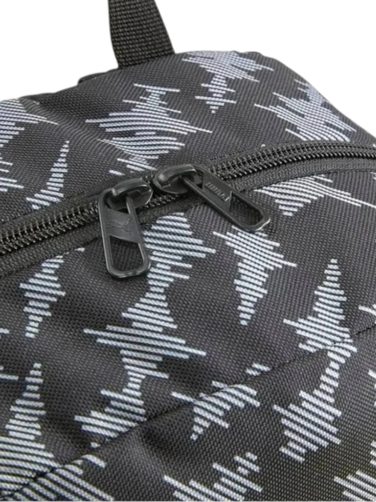 Puma Unisex Black Letter Camo Logo Print Backpack - Image 3