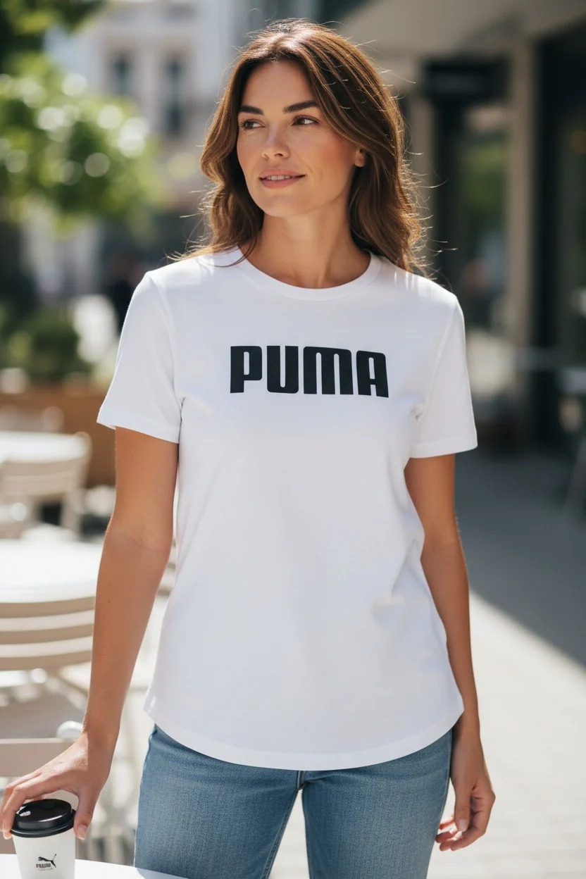 Puma Women’s White Essentials T-Shirt