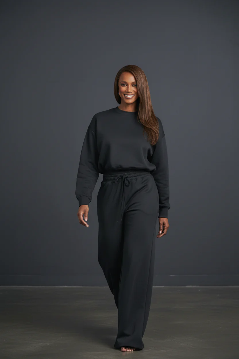 Roncato Dark Grey Crewneck Sweatshirt & Pants Set - Image 2