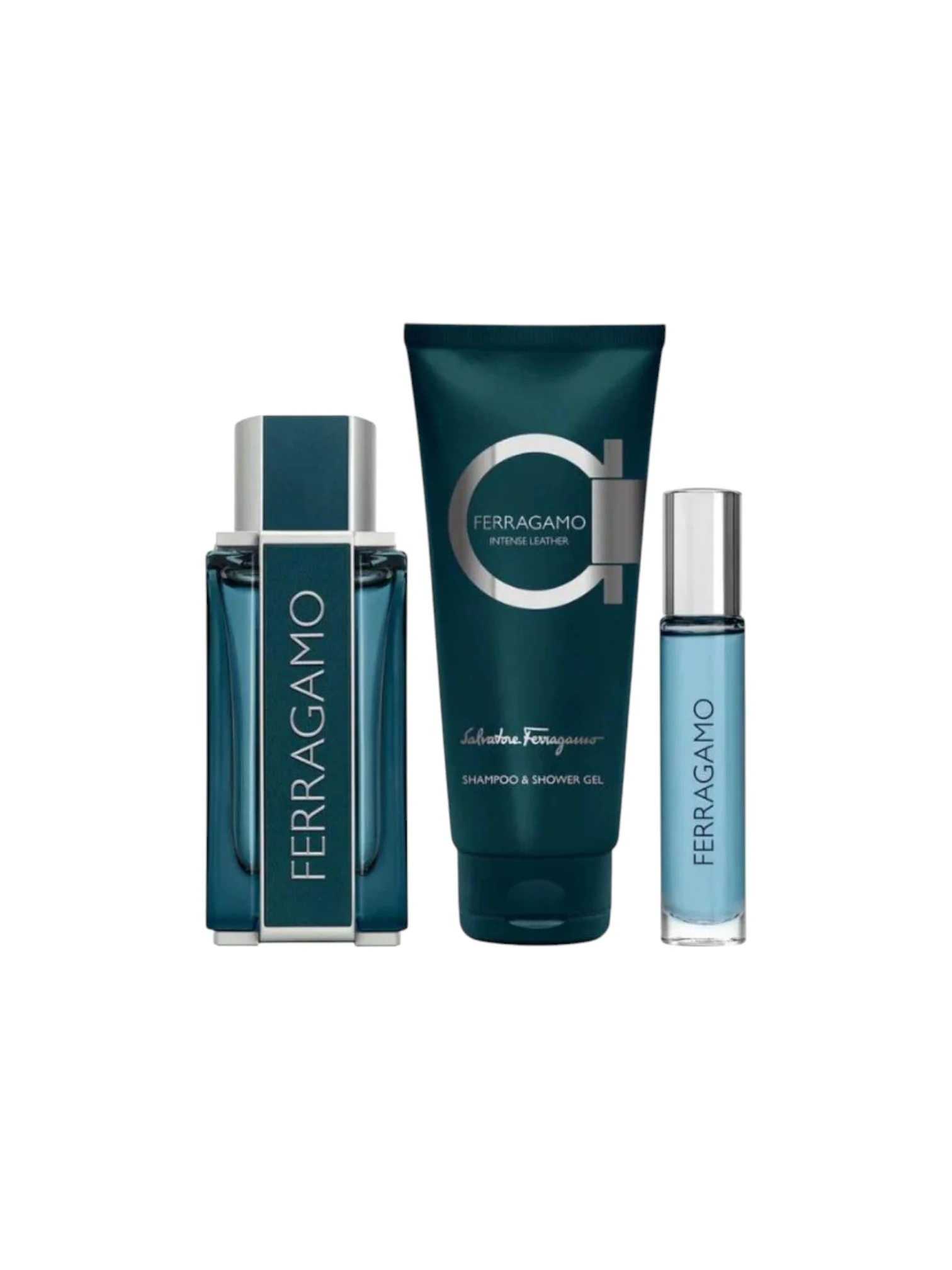 Salvatore Ferragamo Intense Leather Men's Gift Set EDP 100 ml - Image 2