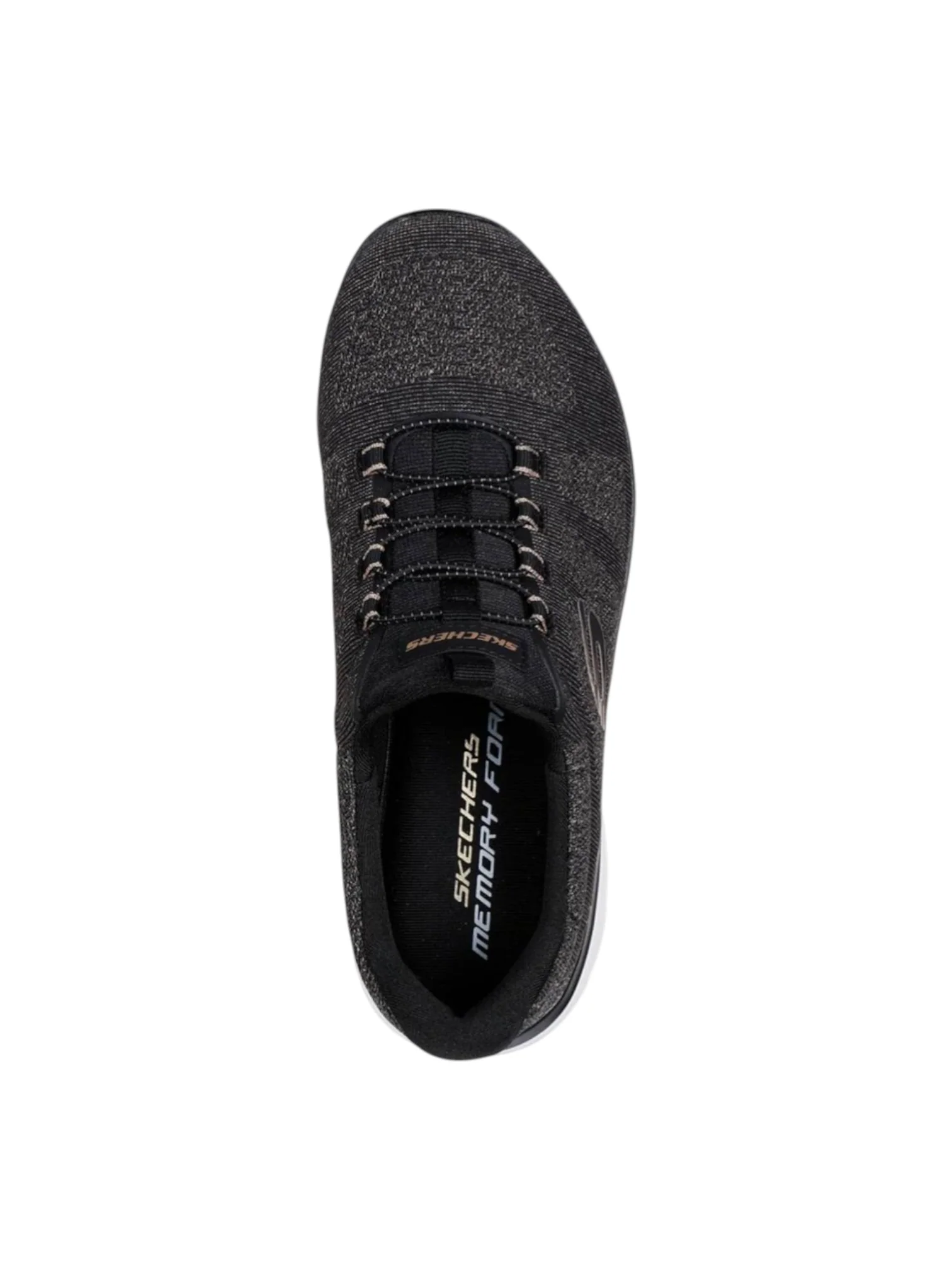 Skechers Black / White Women’s Summits Sneakers - Image 5