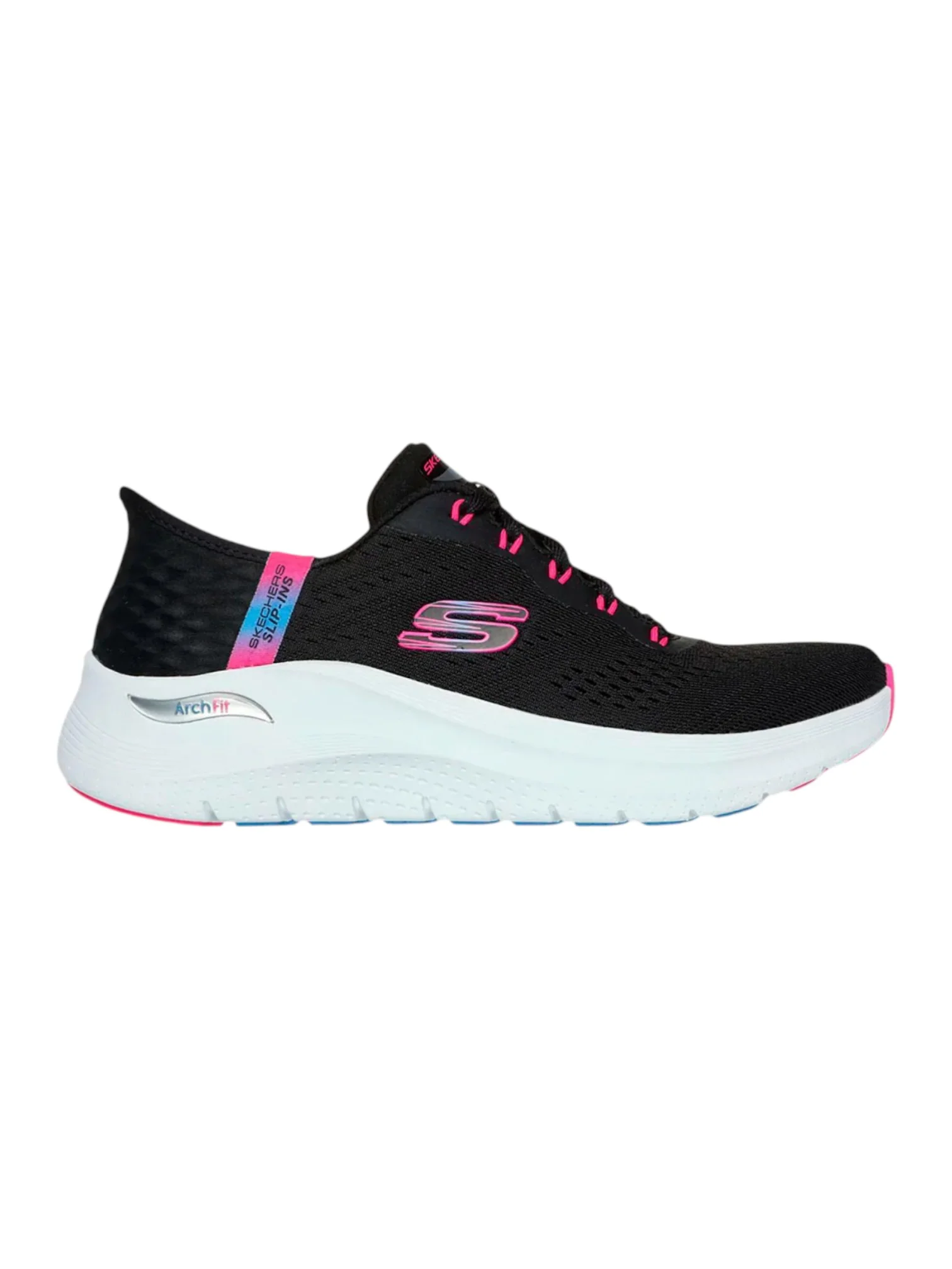 Skechers Black Women’s Hands Free Slip-ins Arch Fit Sneakers - Image 2