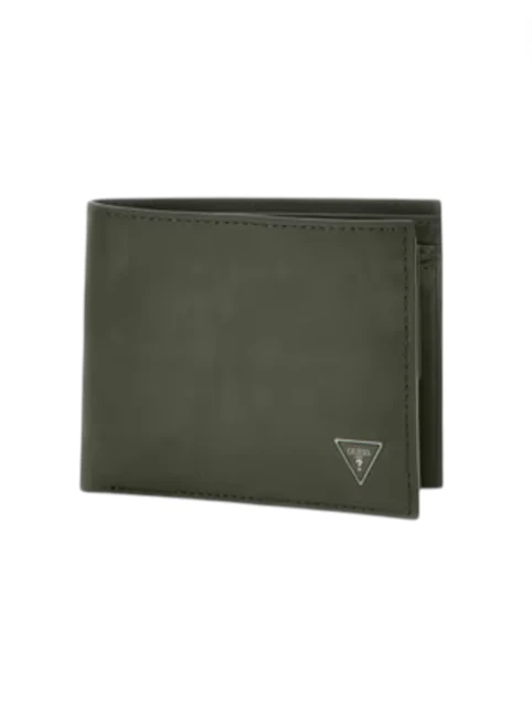 Solid Madrid Billfold with Coin Pocket Wallet - Image 6