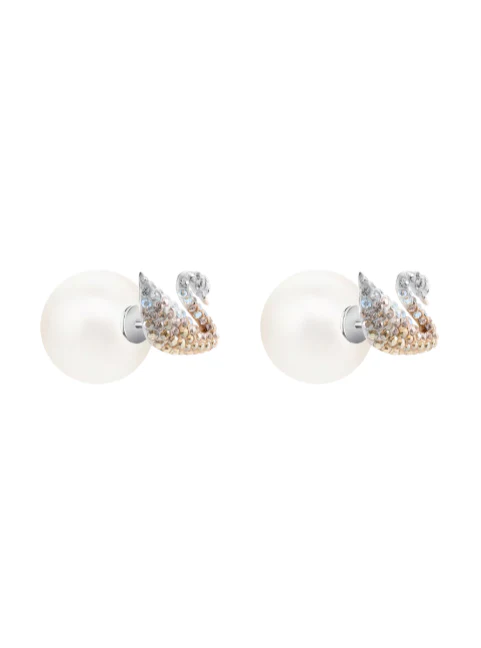 Swarovski Iconic Swan Earring - Image 2