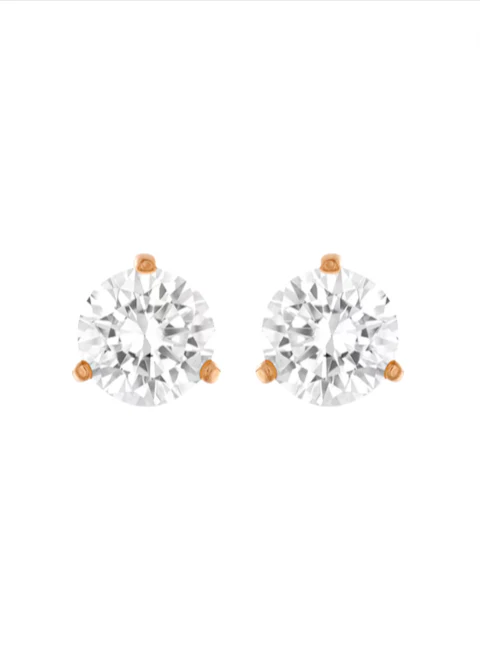 Swarovski Solitaire Crystal Stud Earrings - Image 2
