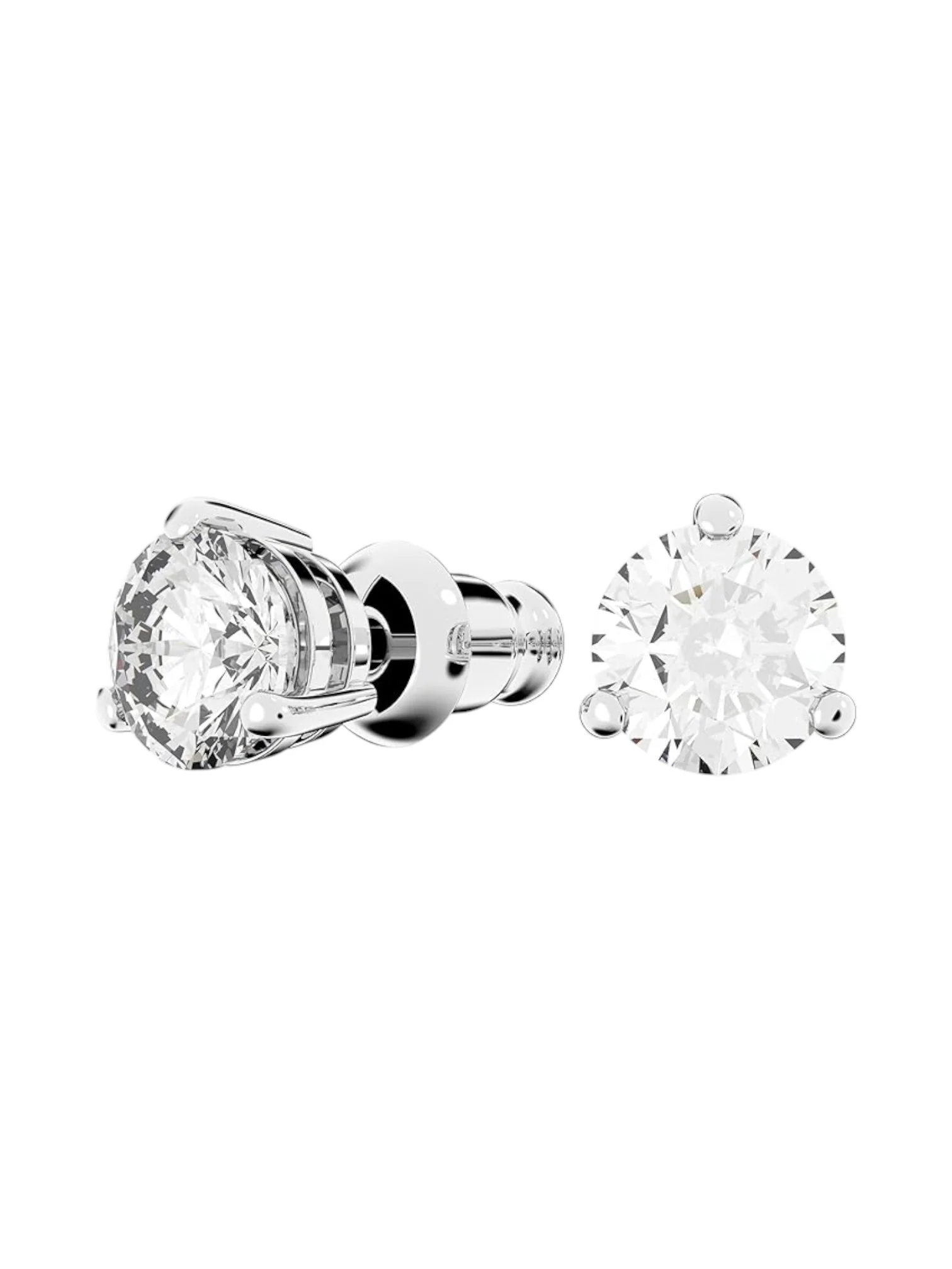 Swarovski Solitaire Crystal Stud Earrings - Image 3