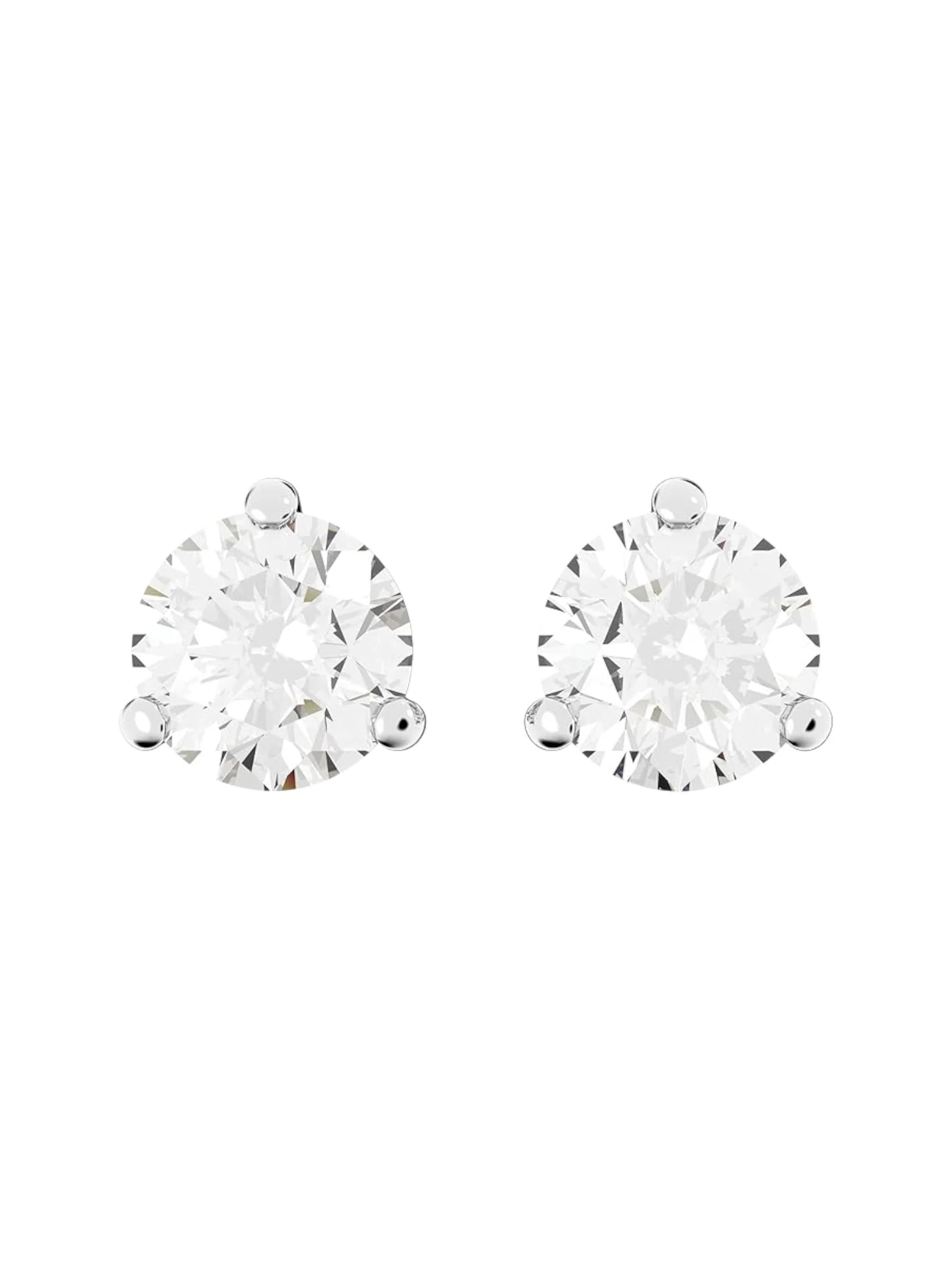 Swarovski Solitaire Crystal Stud Earrings - Image 4