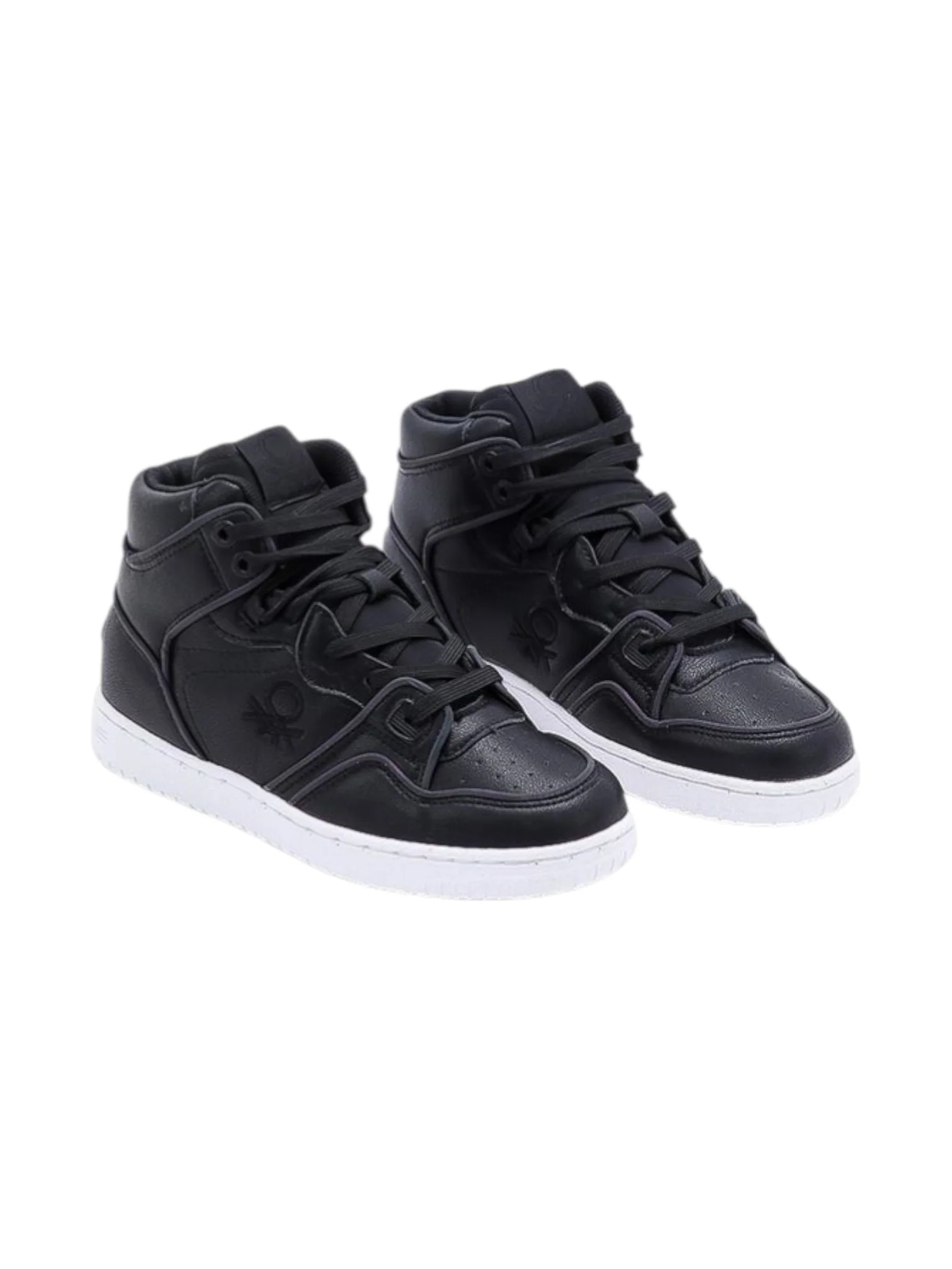United Colors of Benetton Women’s Rod Reflective Black Sneakers - Image 2