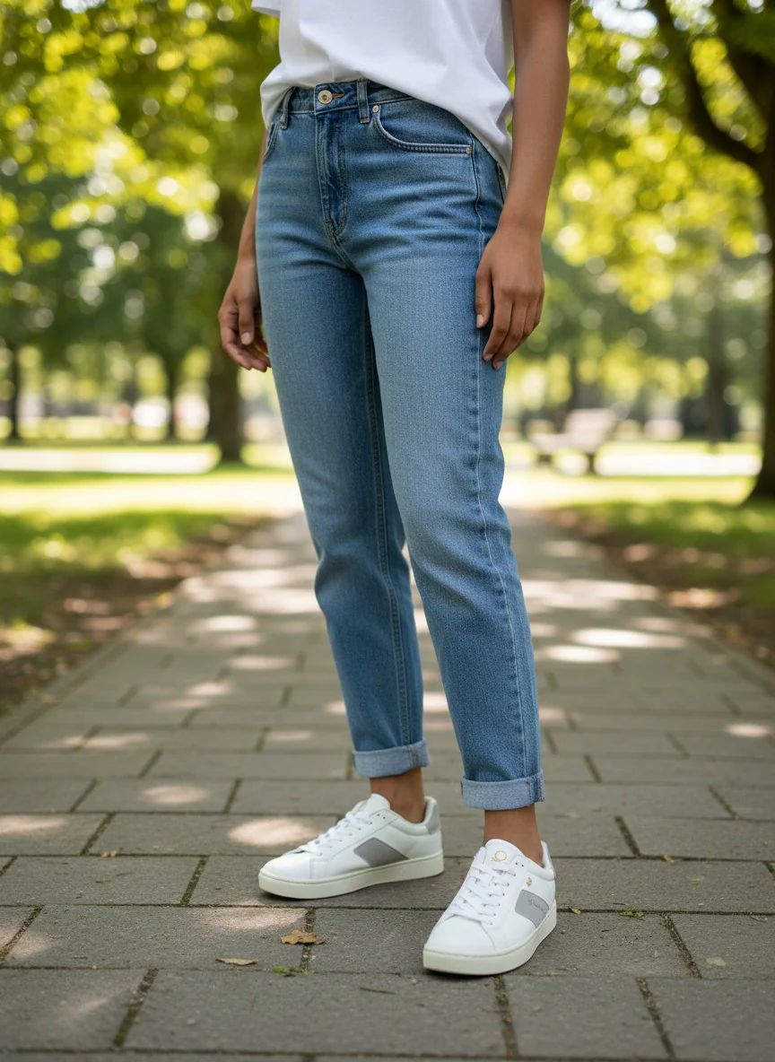 United Colors of Benetton Women’s Walk 2.0 LTX White Sneakers