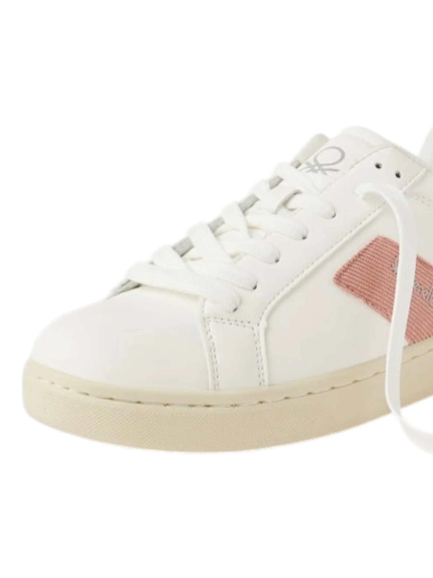 United Colors of Benetton Women’s Walk 2.0 VLX White / Pink Sneakers - Image 5