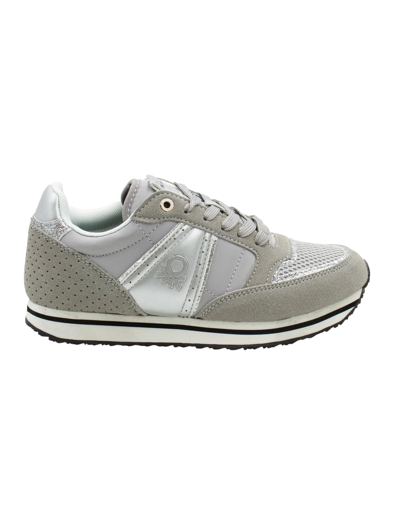 United Colors of Benetton Women’s Word NYX Grey Sneakers - Image 3
